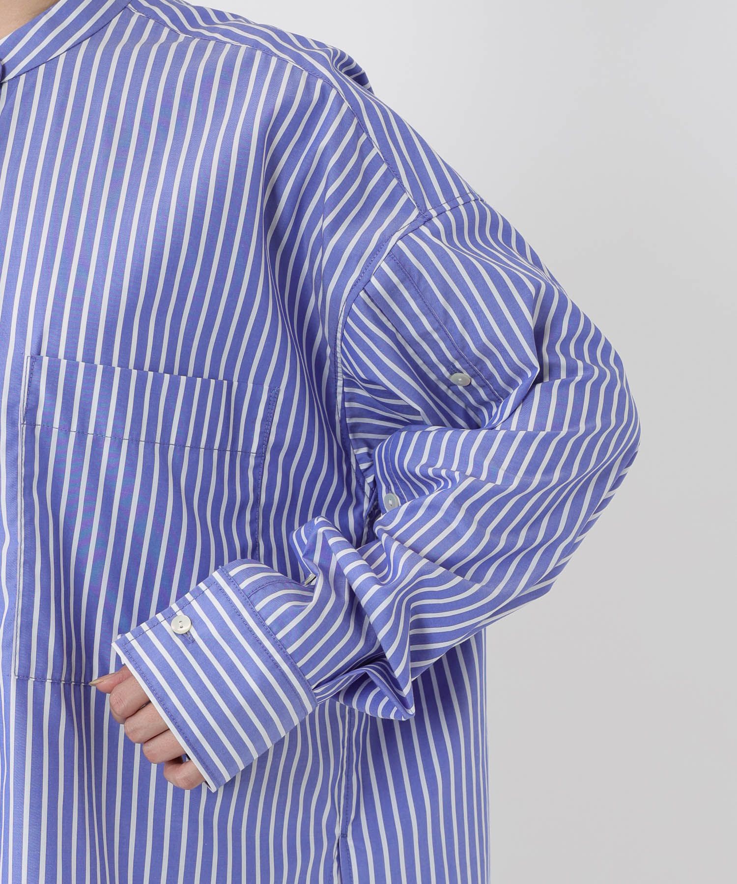 BABYLONE「バンドカラーデザインシャツ」|シャツ・ブラウス|