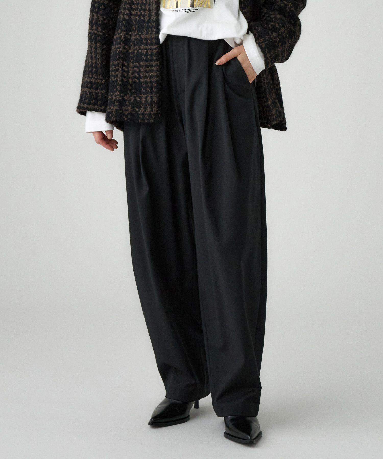 BABYLONE「TWタックツイルパンツ」|その他|