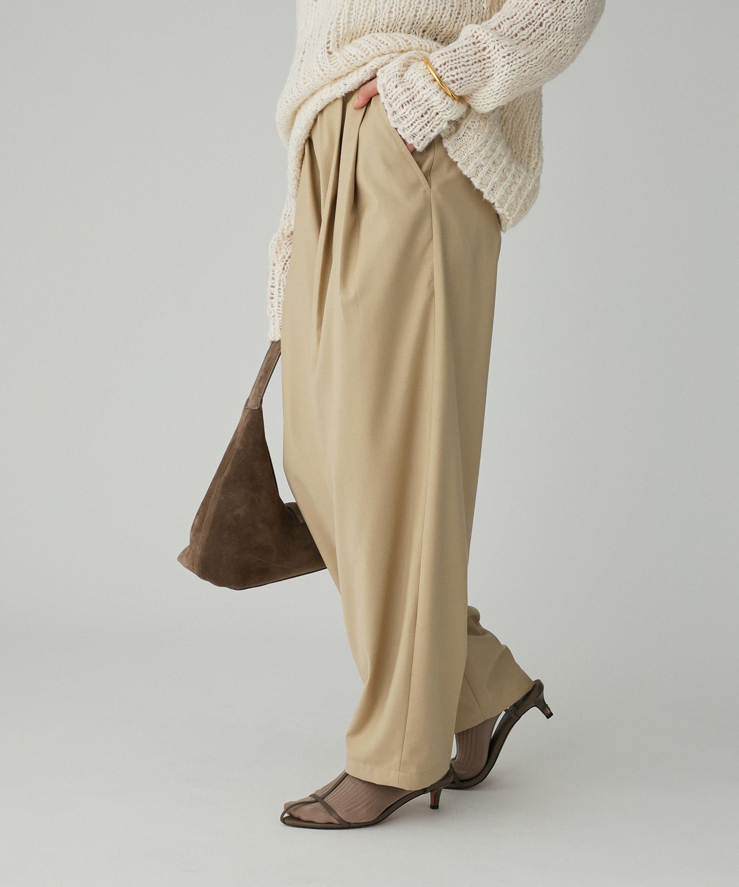 BABYLONE「TWタックツイルパンツ」|その他|