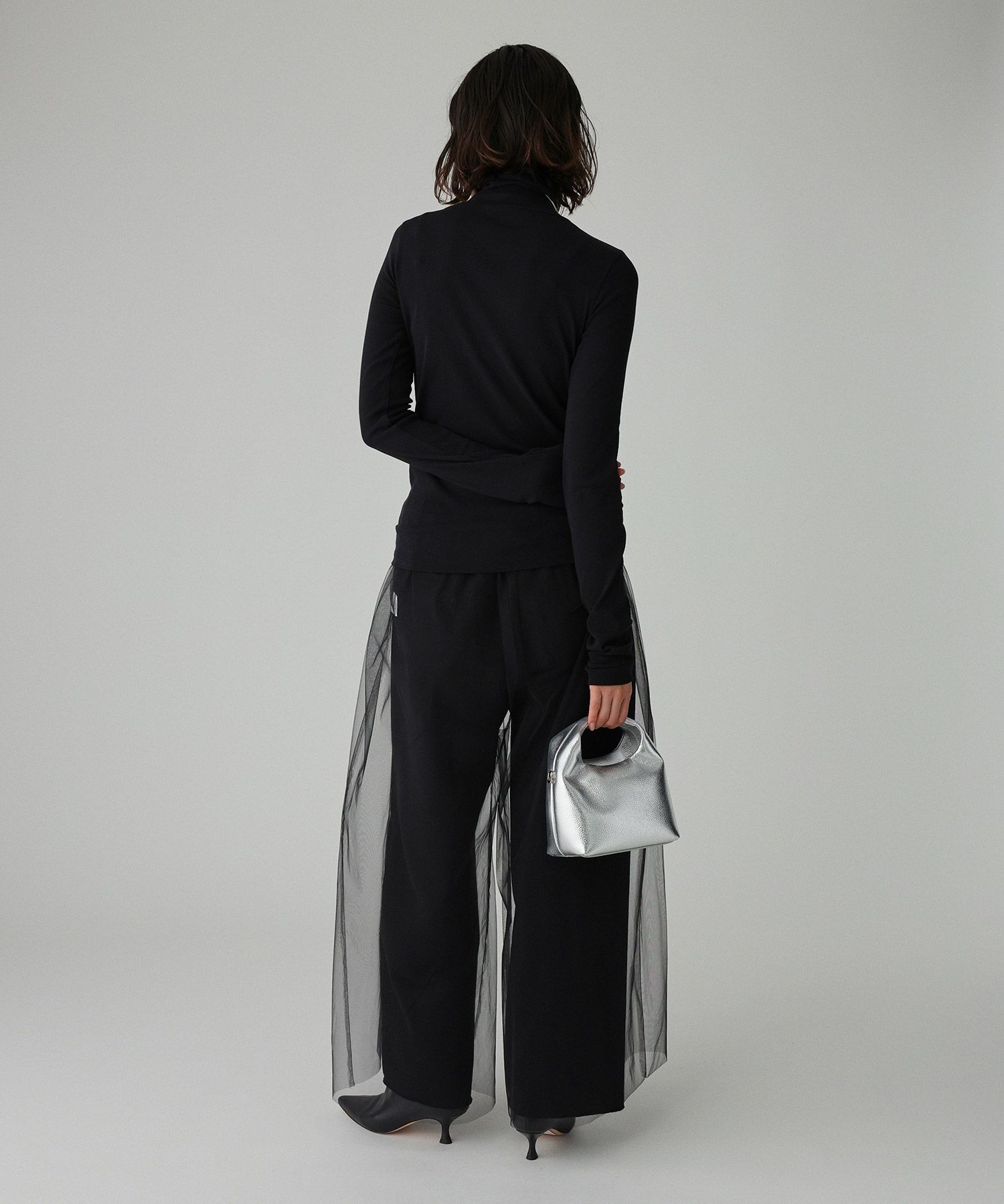 BABYLONE「シアーフライスタートルネックプルオーバー」|Tシャツ・カットソー|