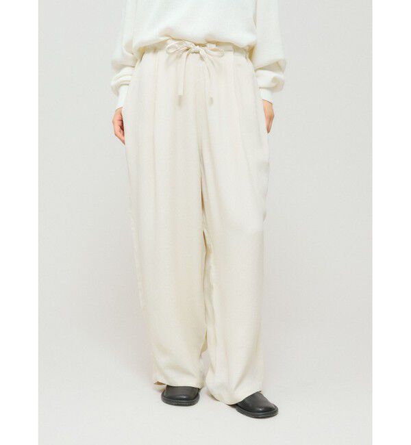 MIDIUMISOLID「MIDIUMISOLID for Ladies リラックスジャカードパンツ」|その他|