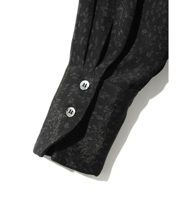 MIDIUMISOLID「MIDIUMISOLID for Ladies リラックスジャカードシャツ」|シャツ・ブラウス|