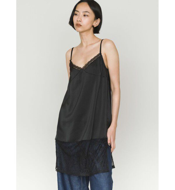 MIDIUMISOLID「MIDIUMISOLID for Ladies スリップキャミソールワンピース」|ワンピース|