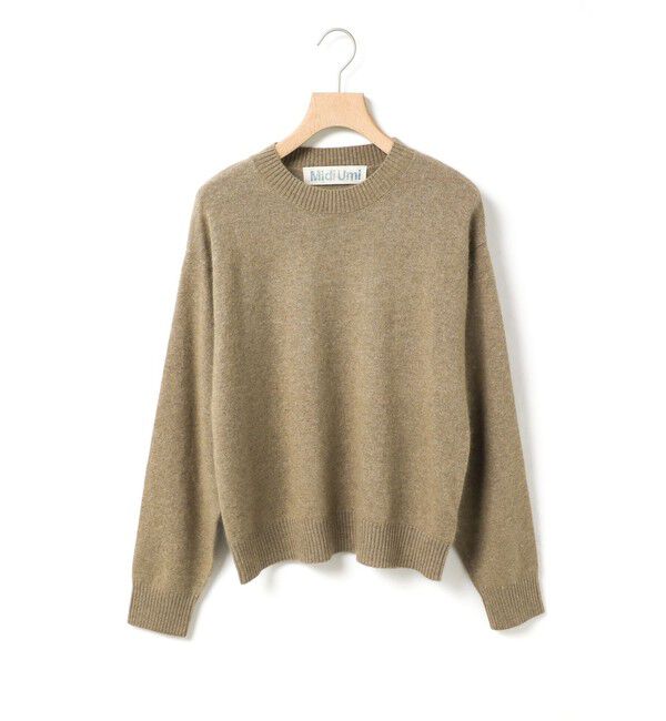 MidiUmi「MidiUmi ラクーンニットプルオーバー」|ニット・セーター|ベージュ