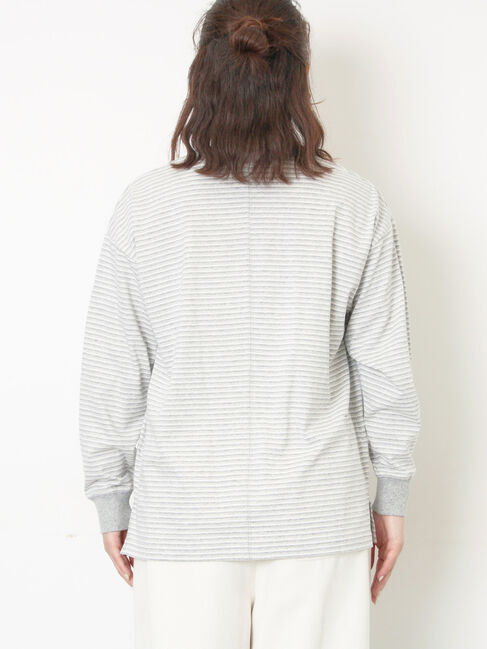 Samansa Mos2「天竺ベーシックロンT」|Tシャツ・カットソー|