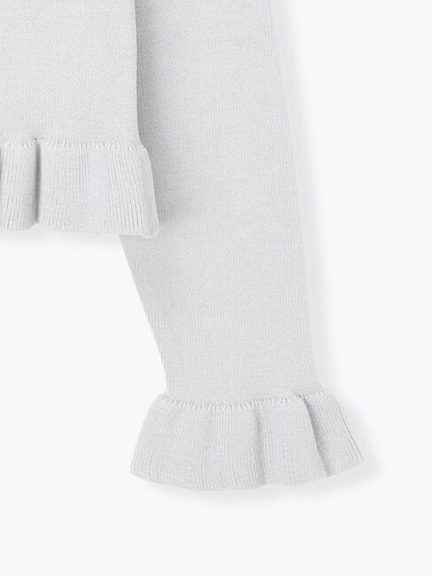 Samansa Mos2「フリルニットカーディガン」|カーディガン|