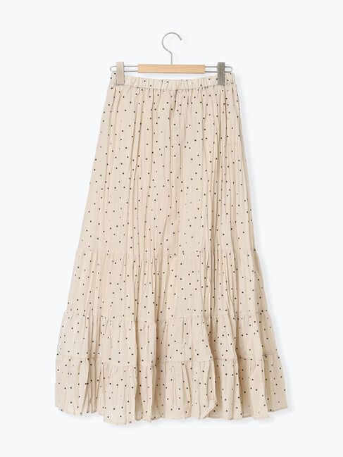 Samansa Mos2「柄アソートワッシャーティアードスカート」|スカート|