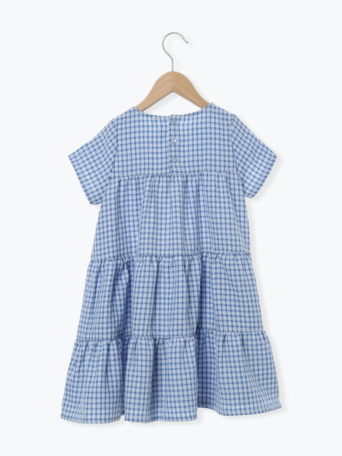 Samansa Mos2 Lagom「☆チェック柄ティアードワンピース」|ワンピース|