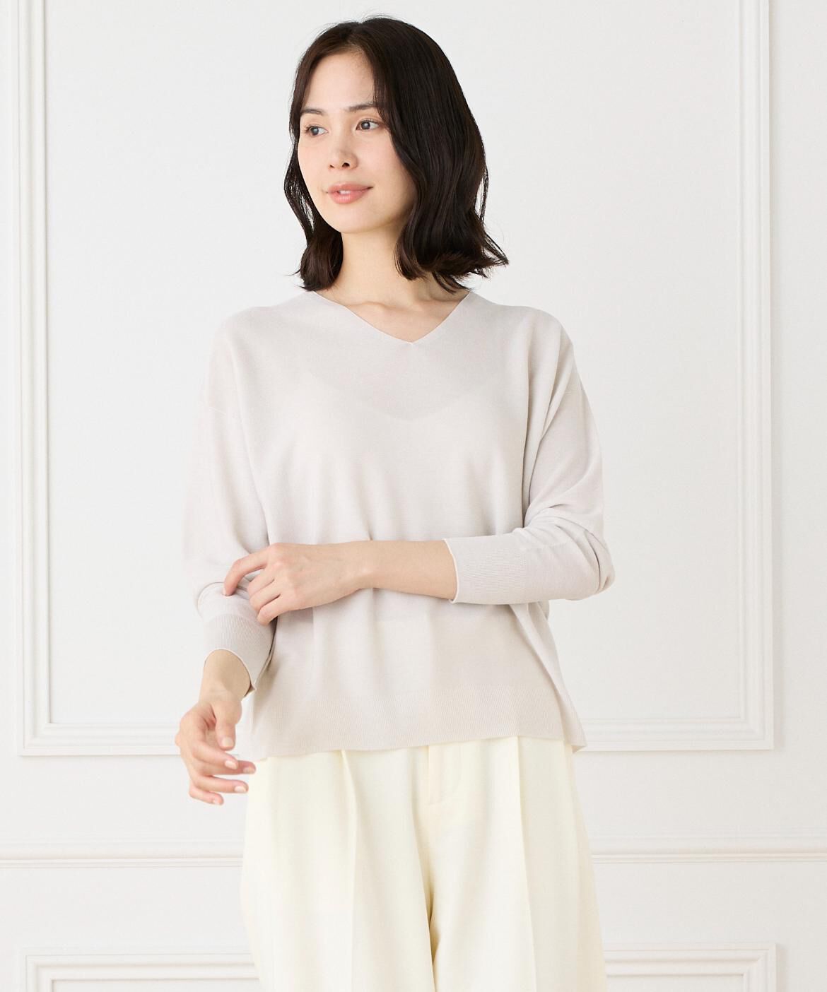 DAY by DAY it&rsquo;s international「ホールガーメントVネックニット《Cuoo》」|ニット・セーター|