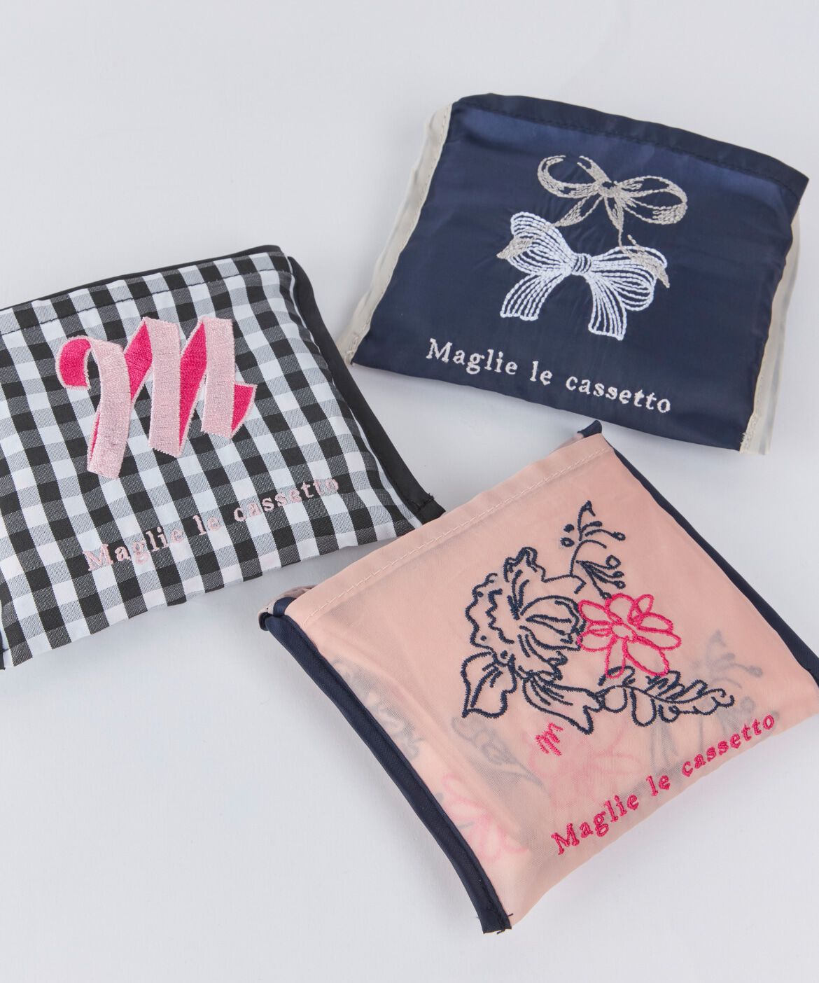 Maglie le cassetto「刺繍エコバッグ」|エコバッグ|