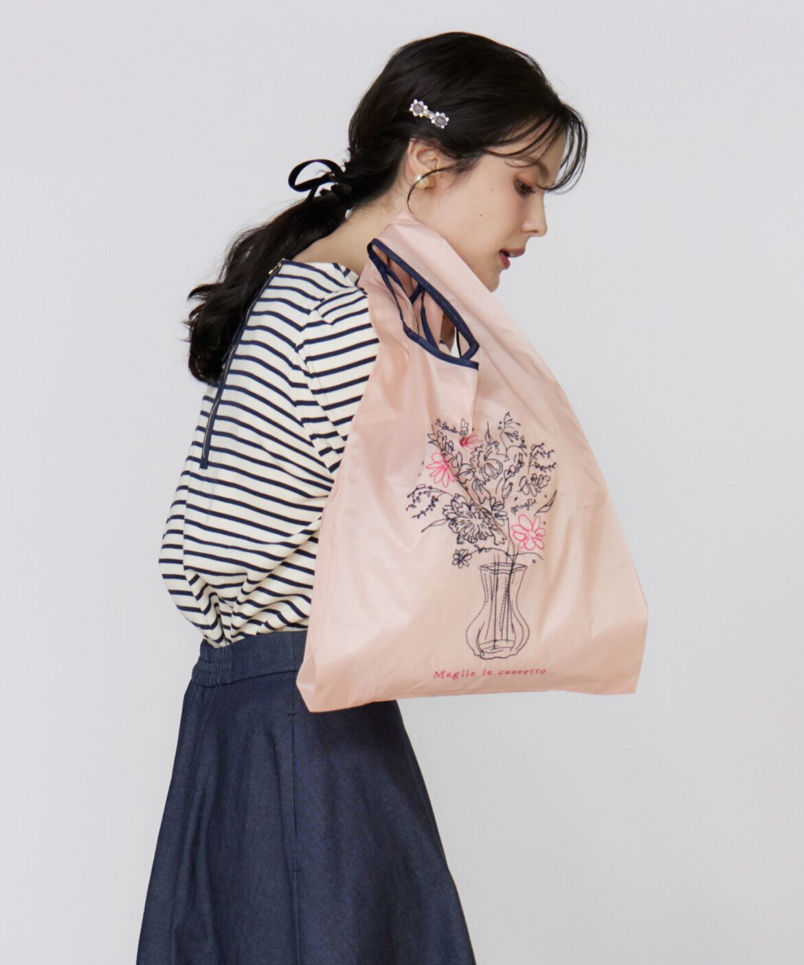 Maglie le cassetto「刺繍エコバッグ」|エコバッグ|