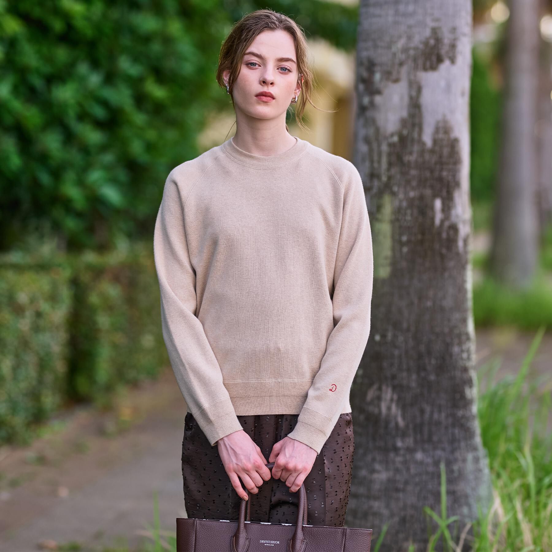 DRESSTERIOR「【CLASSY.12月号掲載/洗える/7色展開】ウォッシャブルコットンカシミヤニット」|ニット・セーター|