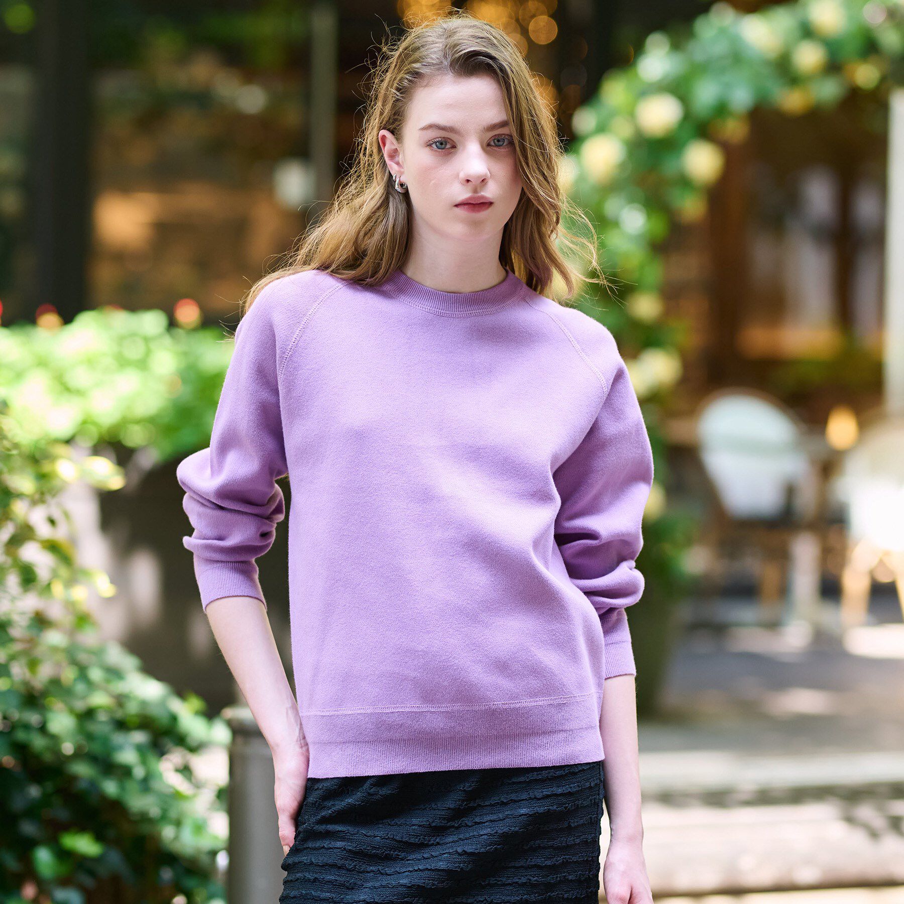 DRESSTERIOR「【CLASSY.12月号掲載/洗える/7色展開】ウォッシャブルコットンカシミヤニット」|ニット・セーター|