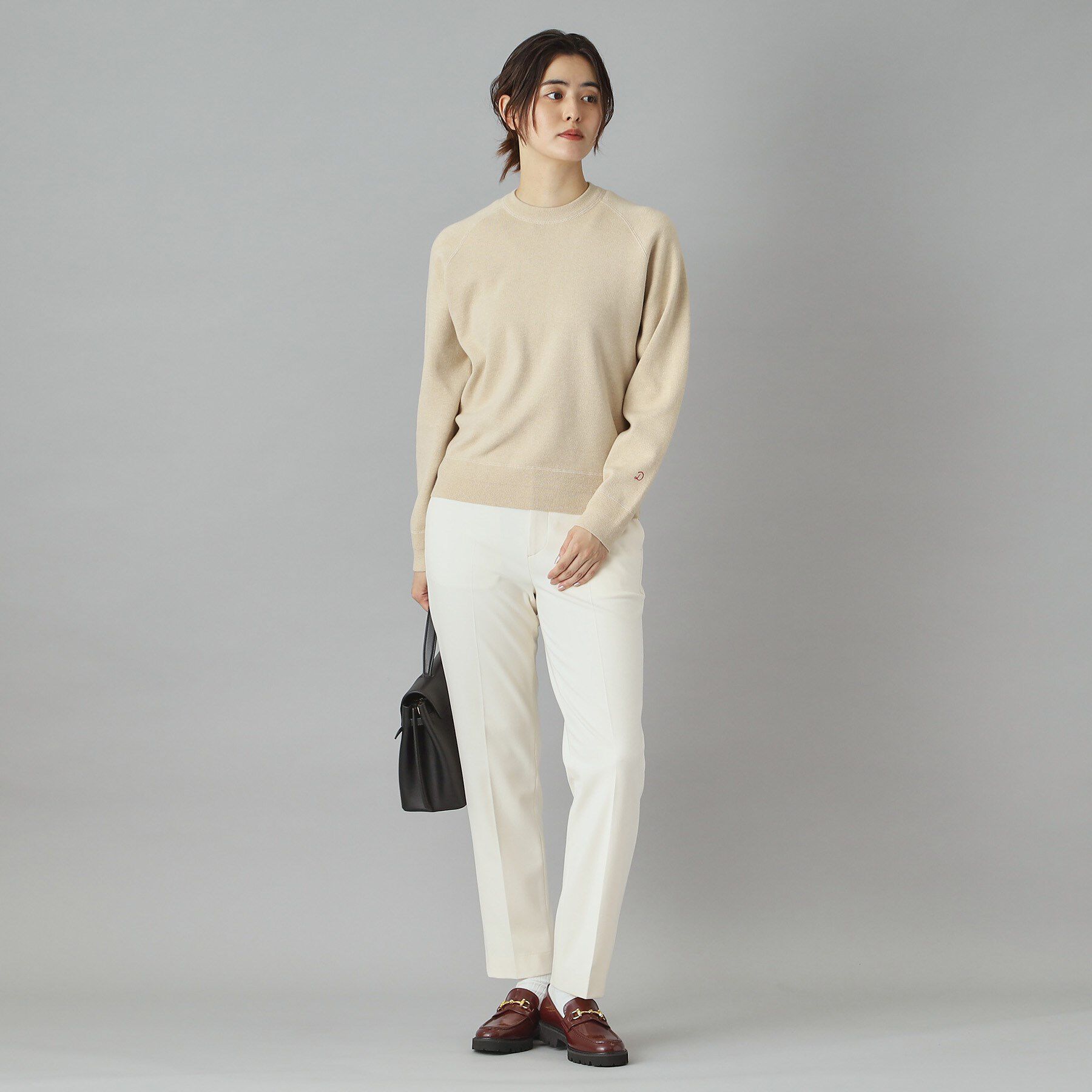 DRESSTERIOR「【CLASSY.12月号掲載/洗える/7色展開】ウォッシャブルコットンカシミヤニット」|ニット・セーター|