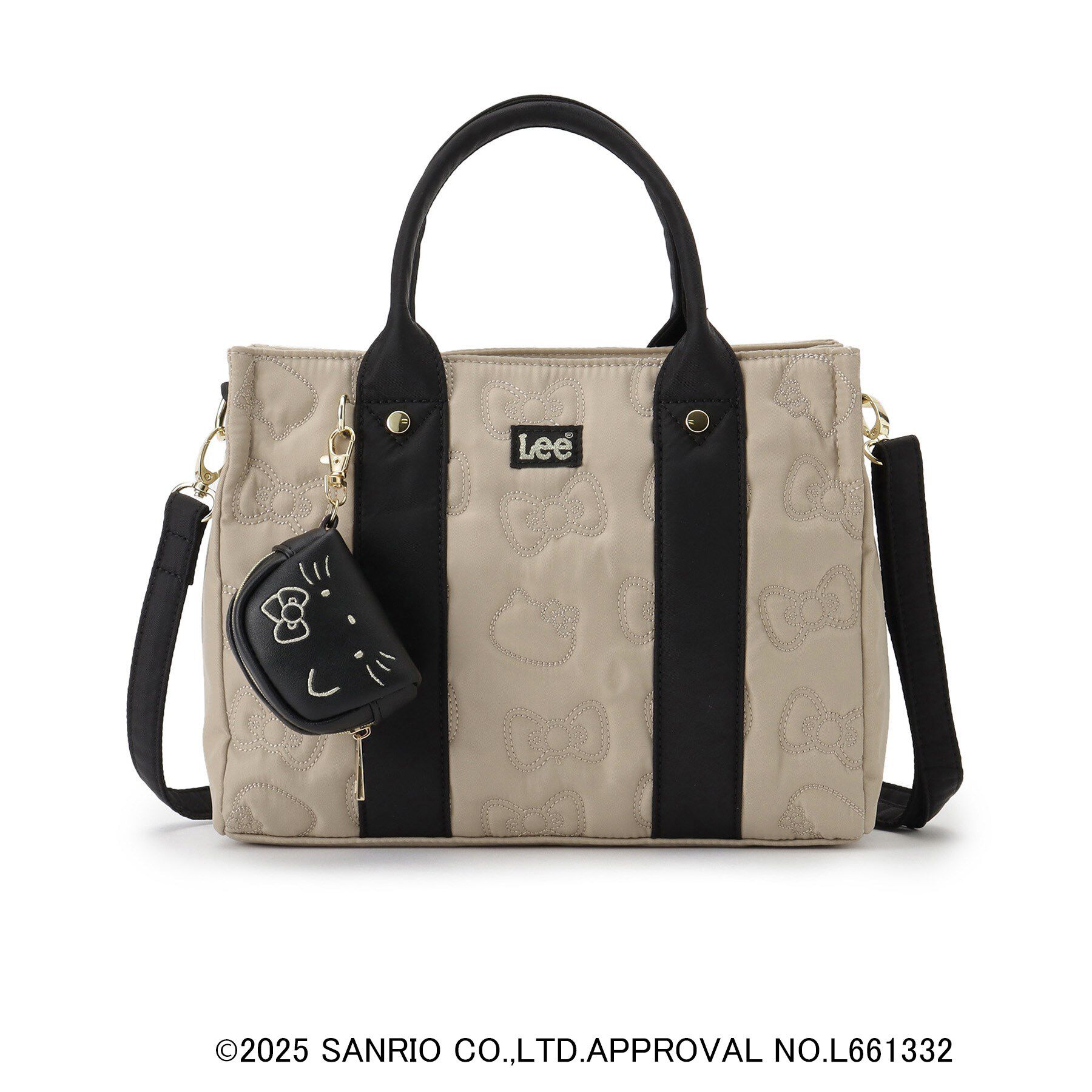 grove「【ハローキティ】Lee別注リボンキティキルトスクエアトート」|トートバッグ|