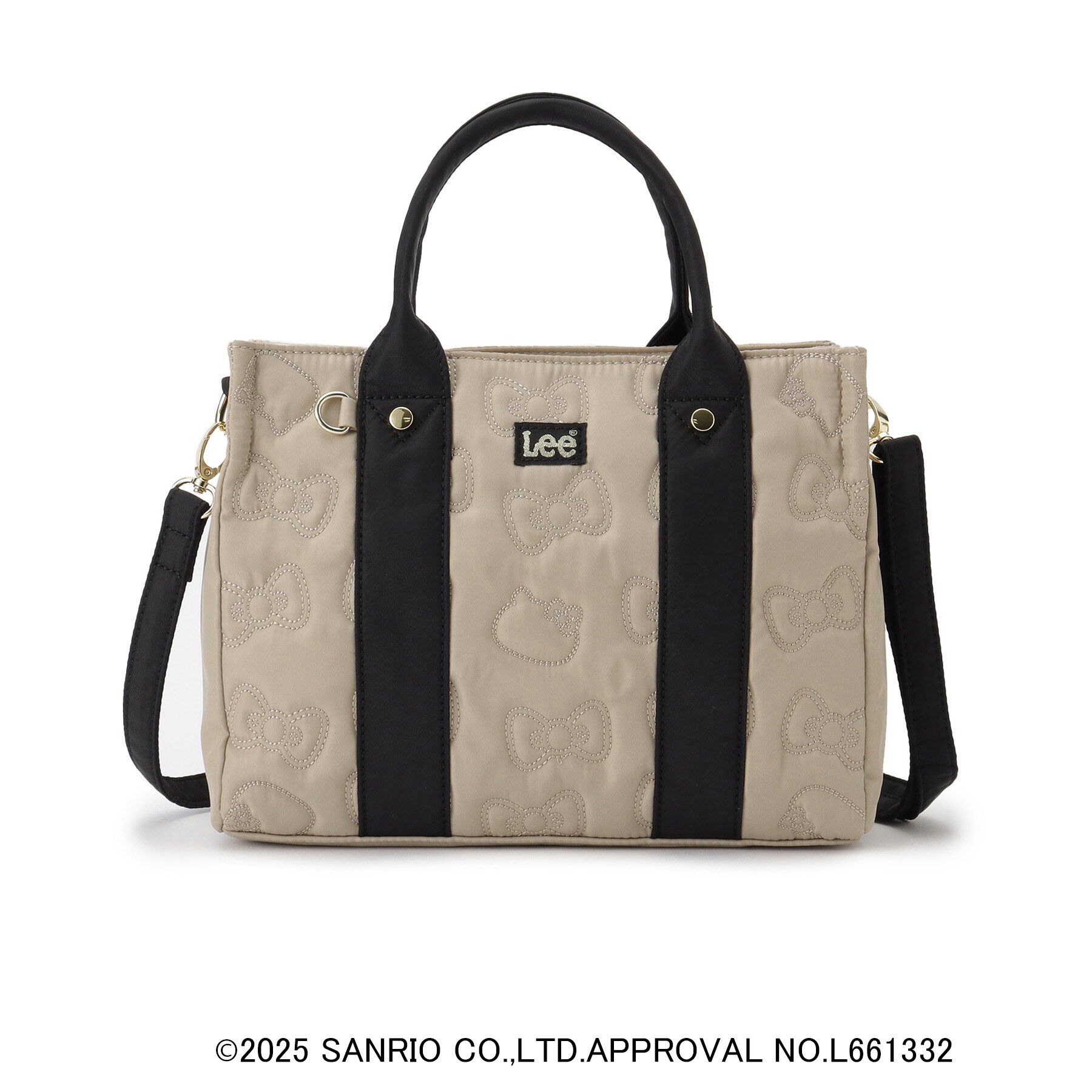 grove「【ハローキティ】Lee別注リボンキティキルトスクエアトート」|トートバッグ|