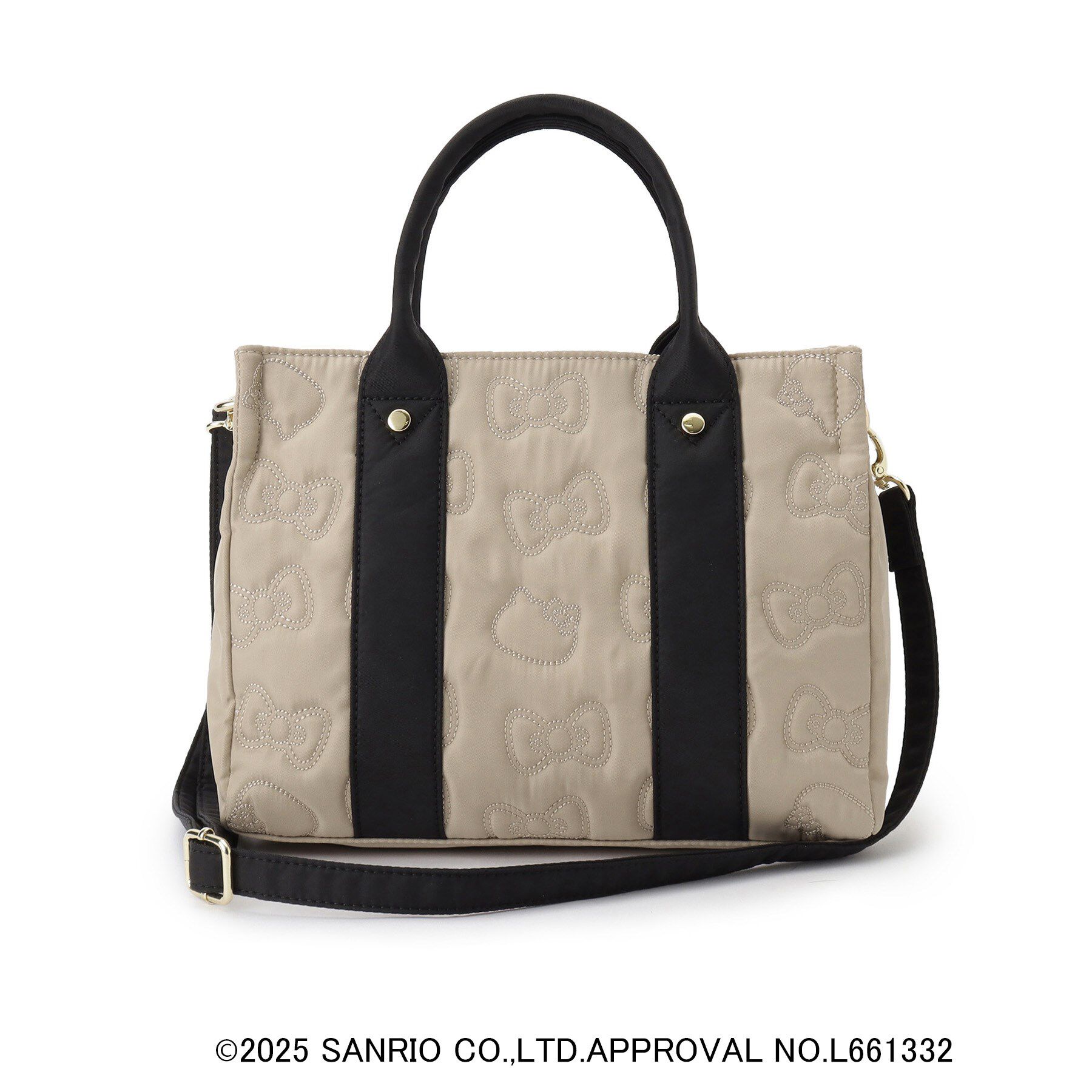 grove「【ハローキティ】Lee別注リボンキティキルトスクエアトート」|トートバッグ|