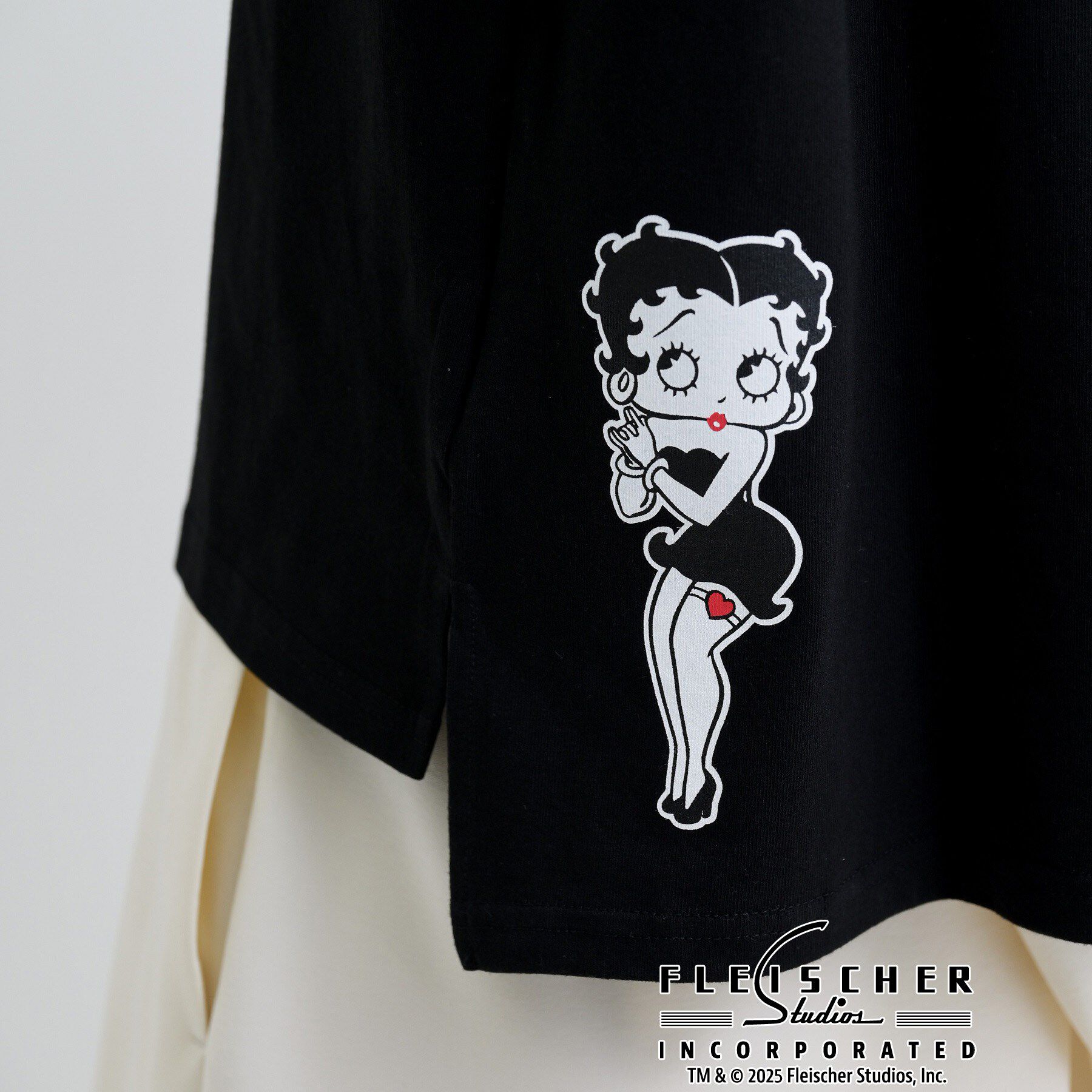 GALLEST「【Betty Boop(TM)】バックプリントワイドTシャツ」|Tシャツ・カットソー|ブラック(019)