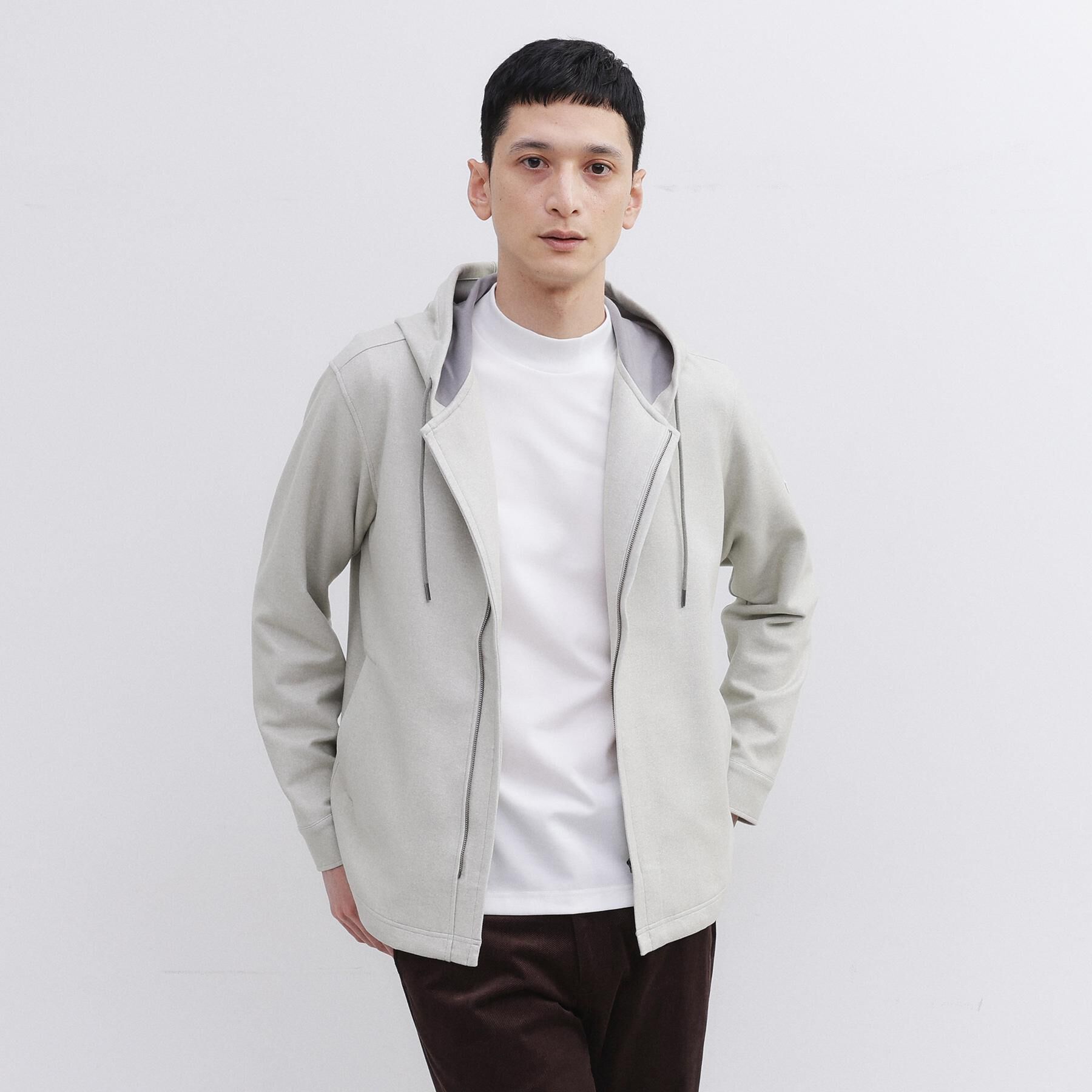 TAKEO KIKUCHI「【JUST ONE LAYER】ダウンファブリックZIPパーカー」|パーカー|