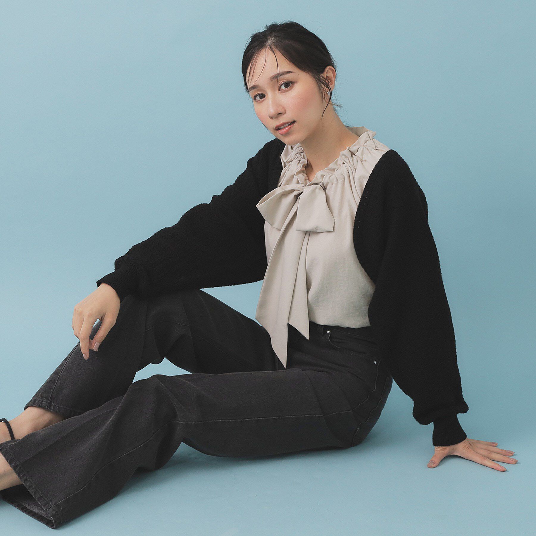 index「ボレロカーディガン【洗濯機OK抗ピル】」|カーディガン|