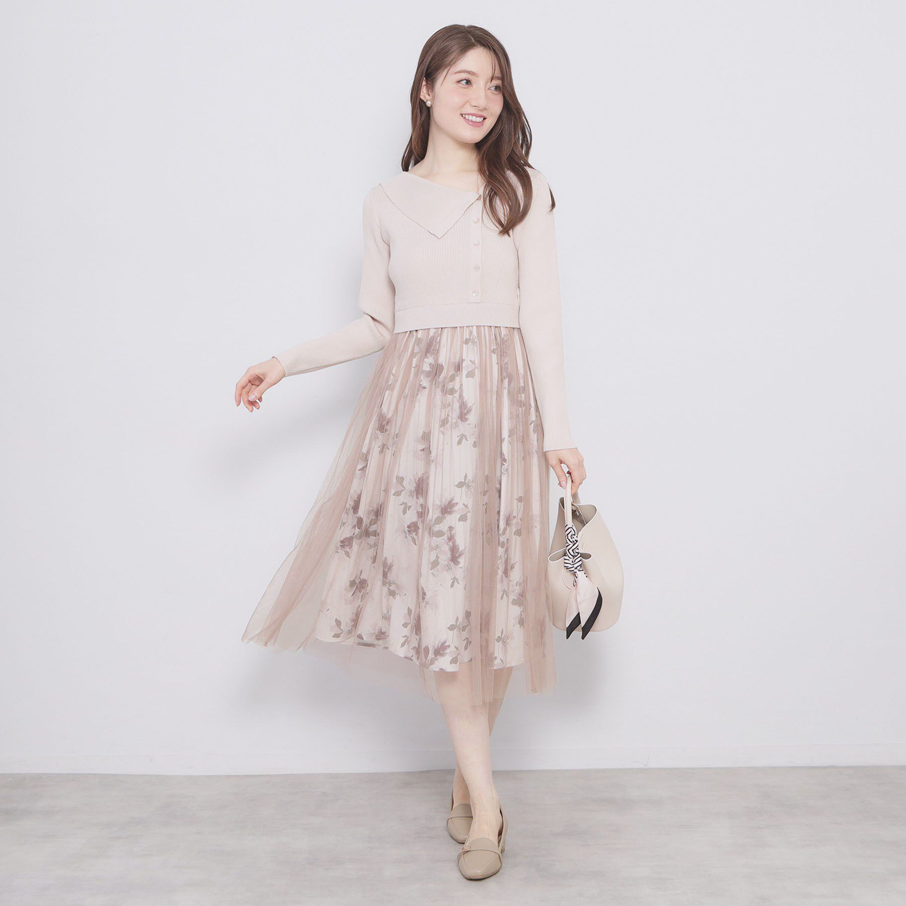 index「ドッキングニットワンピース【洗濯機OK/抗ピル】」|ワンピース|