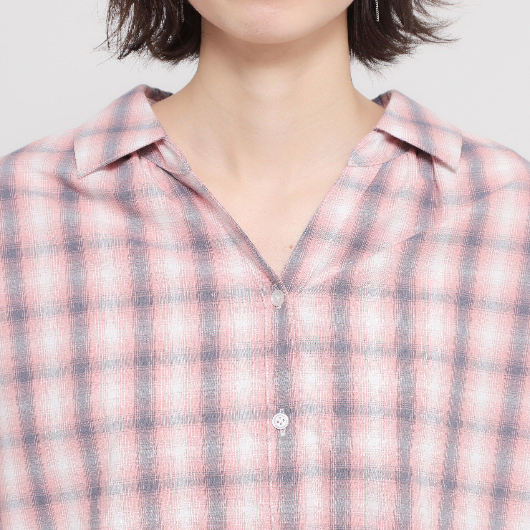 THE SHOP TK「【後ろ姿もサマになる】バックシャーリングシャツ」|シャツ・ブラウス|