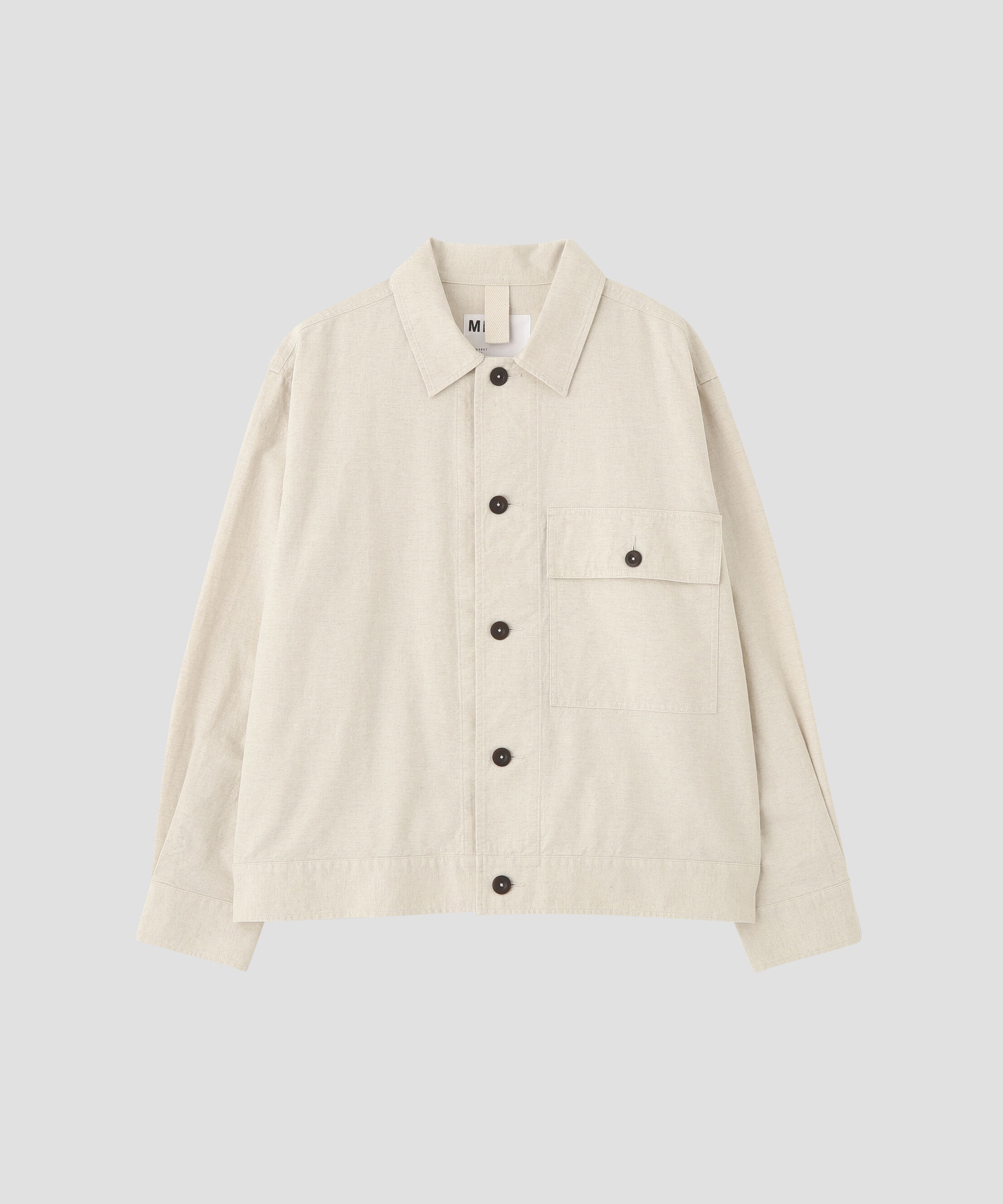MHL.「BELGIAN LINEN COTTON PLAINWEAVE BLOUSON」|ブルゾン・スタジャン|