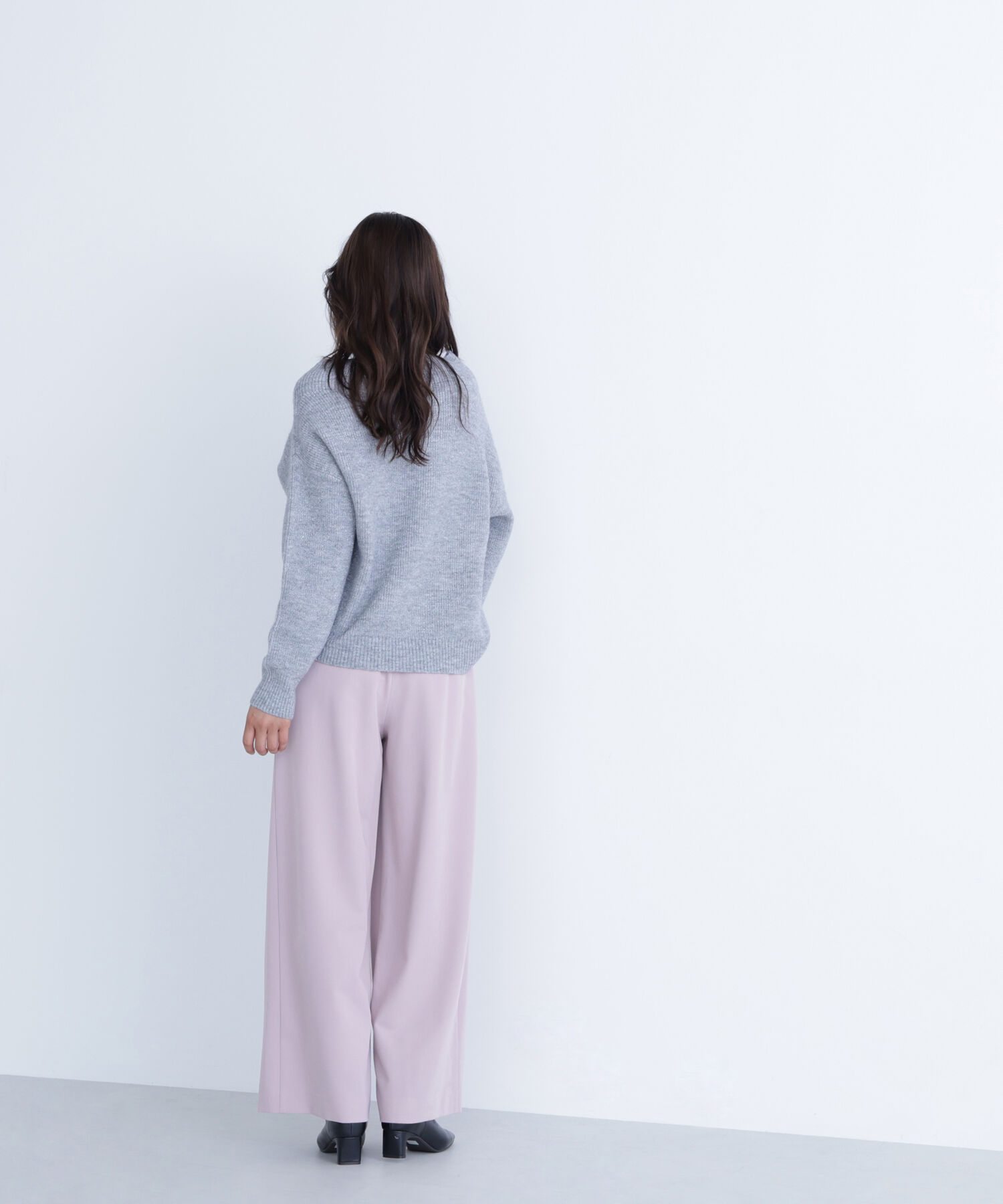  「ウエストラインタックワイドパンツ」|その他|