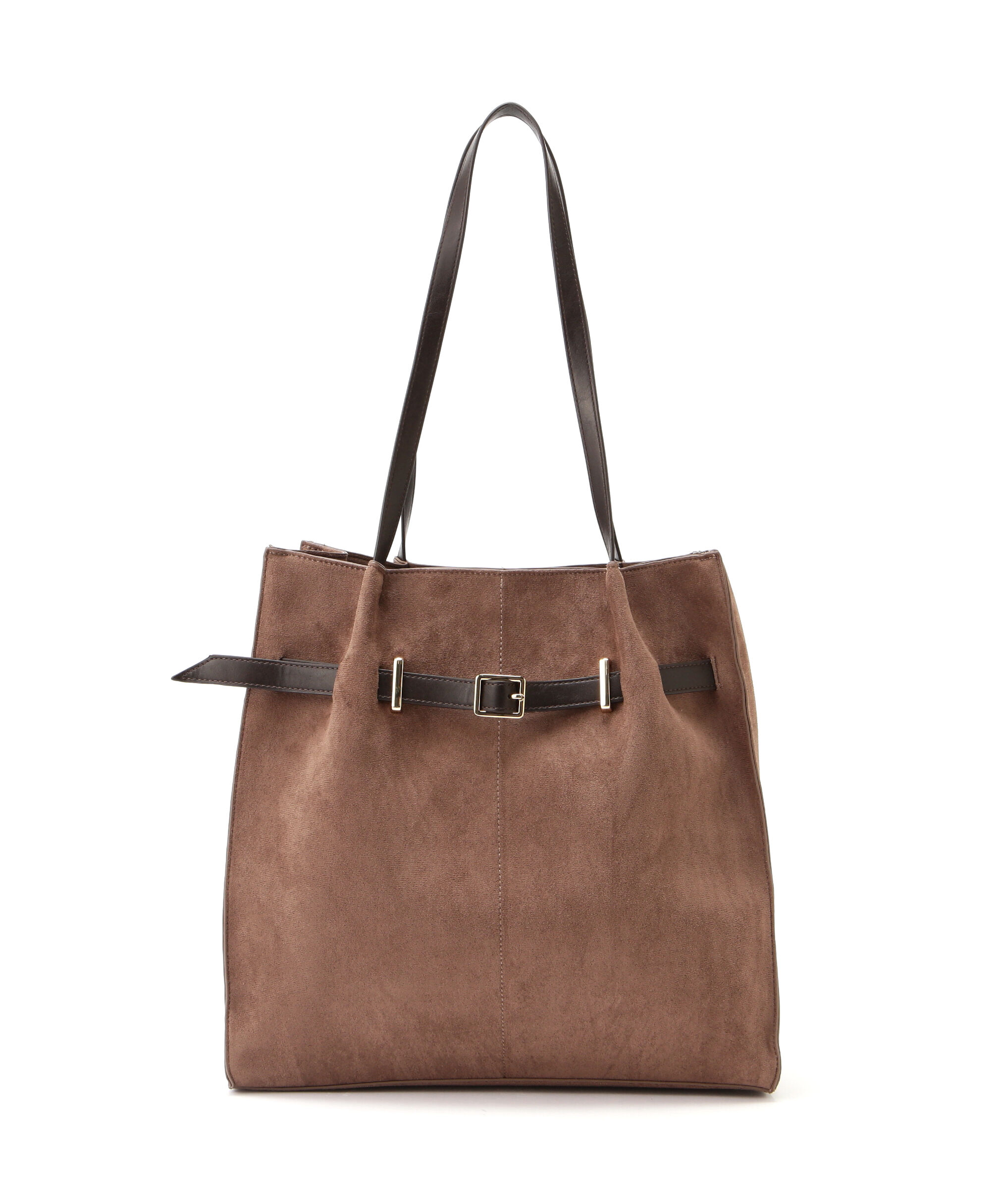  「スウェードタックベルトトートバッグ」|トートバッグ|
