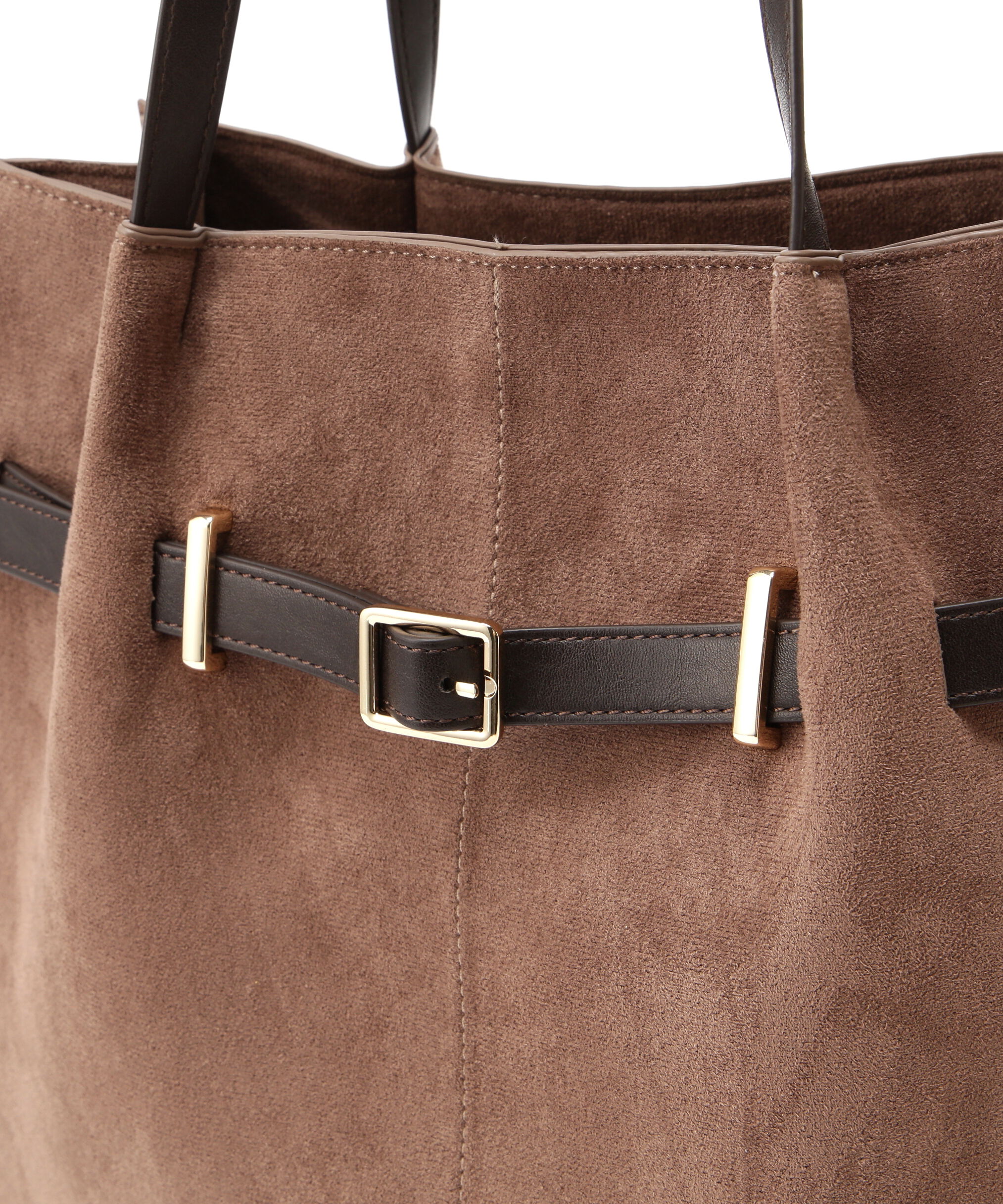  「スウェードタックベルトトートバッグ」|トートバッグ|