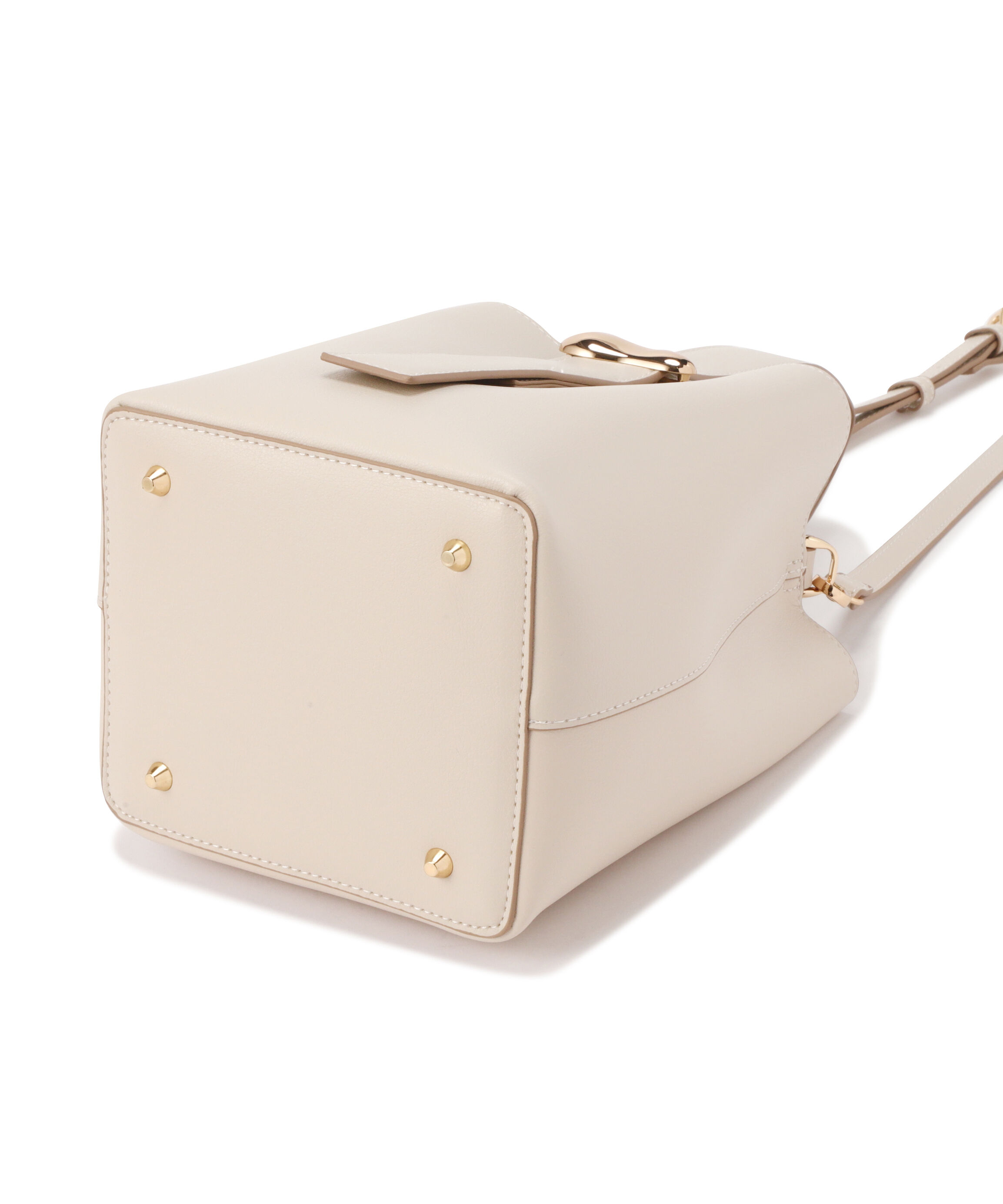  「メタルオーナメント2wayバケットバッグ」|ショルダー・メッセンジャー|