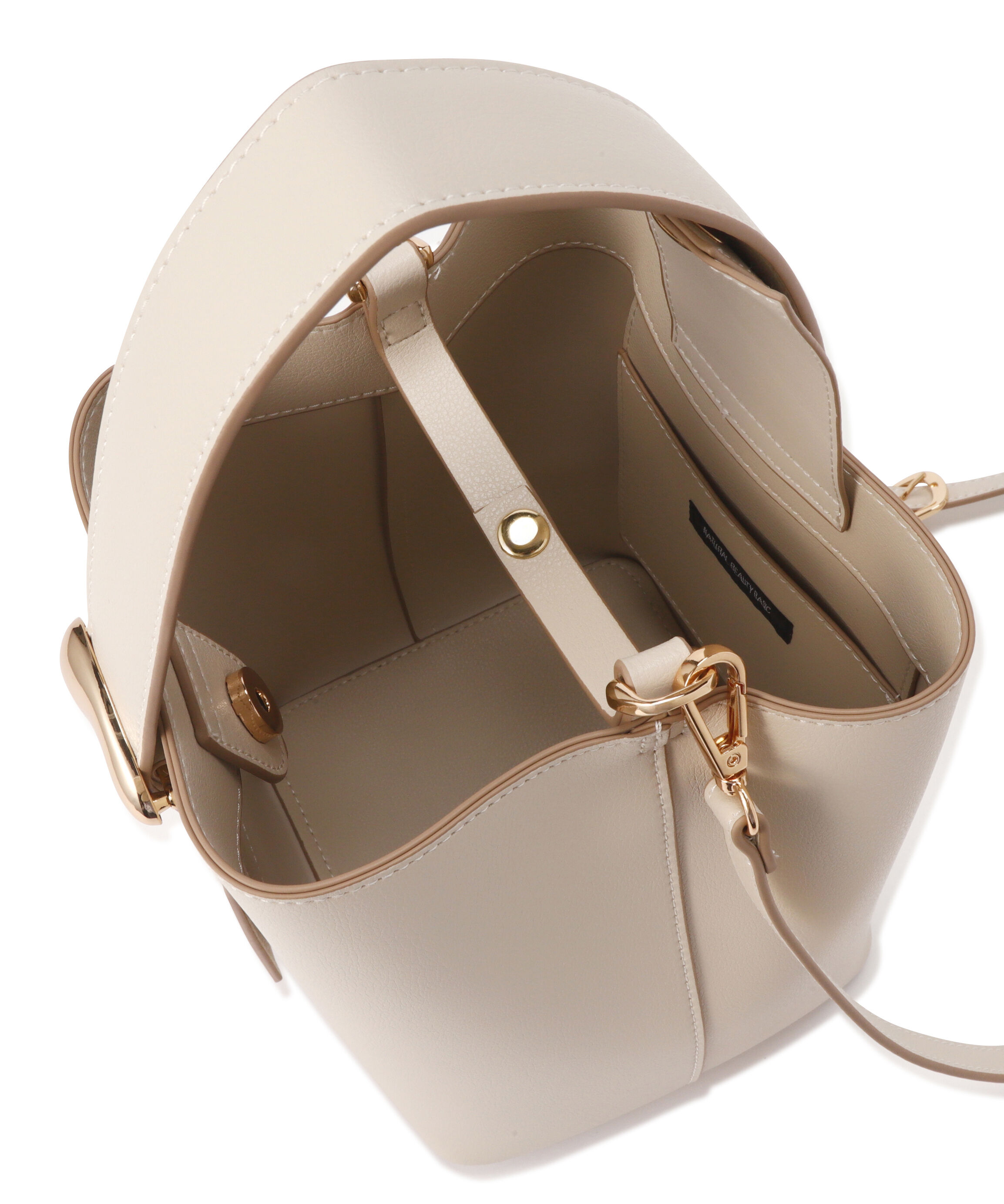  「メタルオーナメント2wayバケットバッグ」|ショルダー・メッセンジャー|