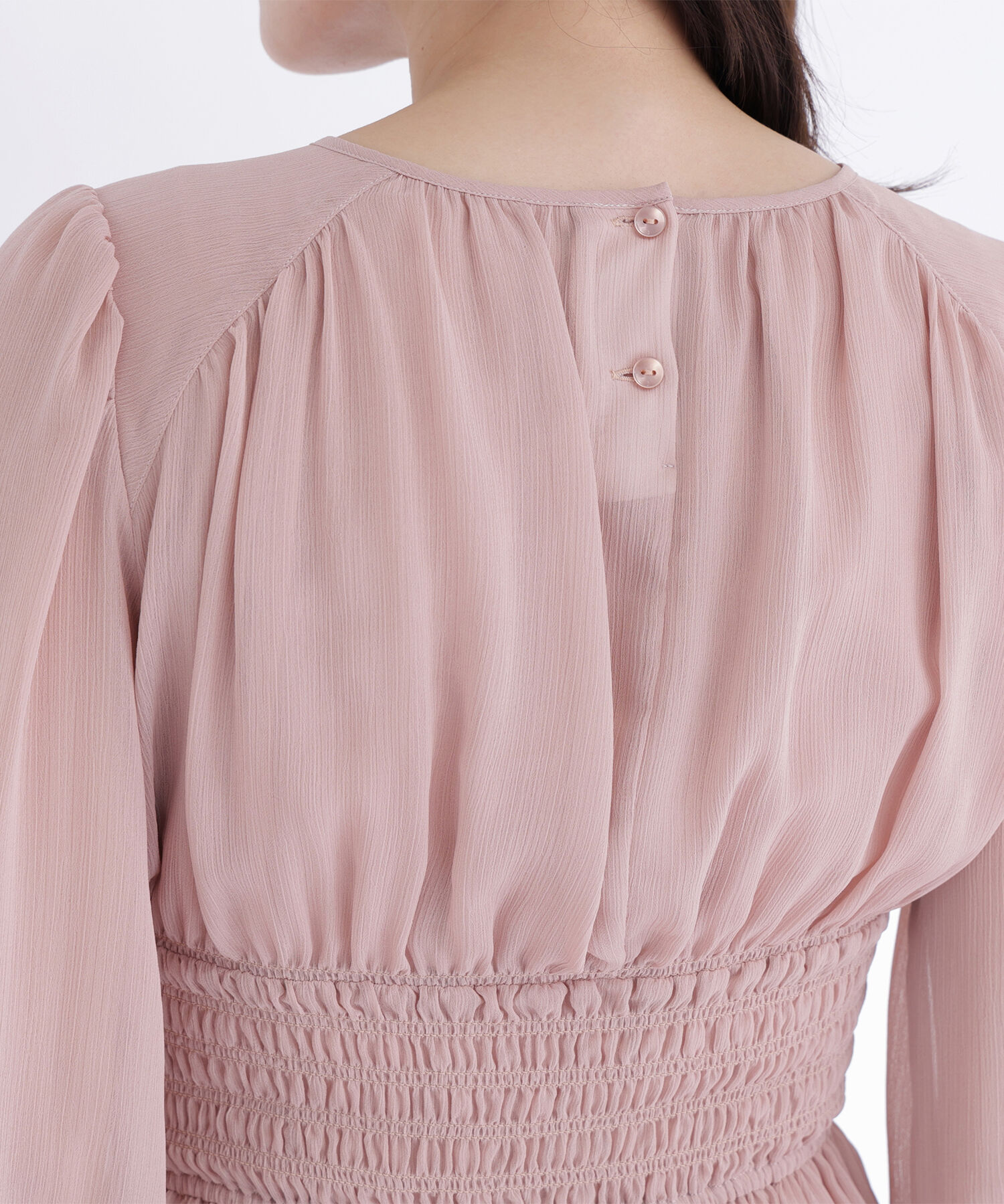  「楊柳シャーリングワンピース」|ワンピース|