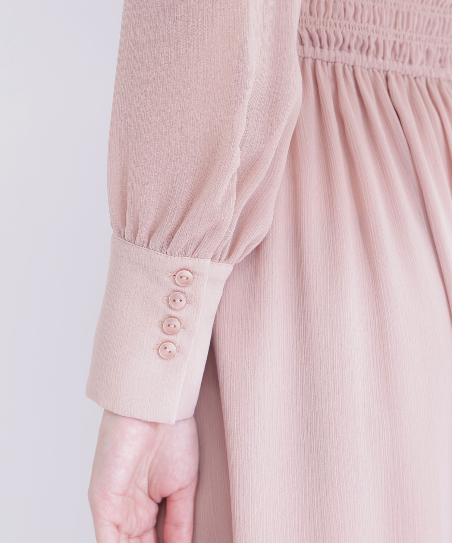  「楊柳シャーリングワンピース」|ワンピース|