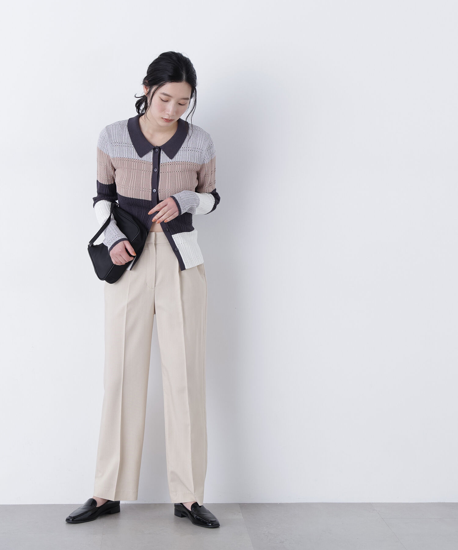  「〈N.〉ストレッチタックパンツ」|その他|