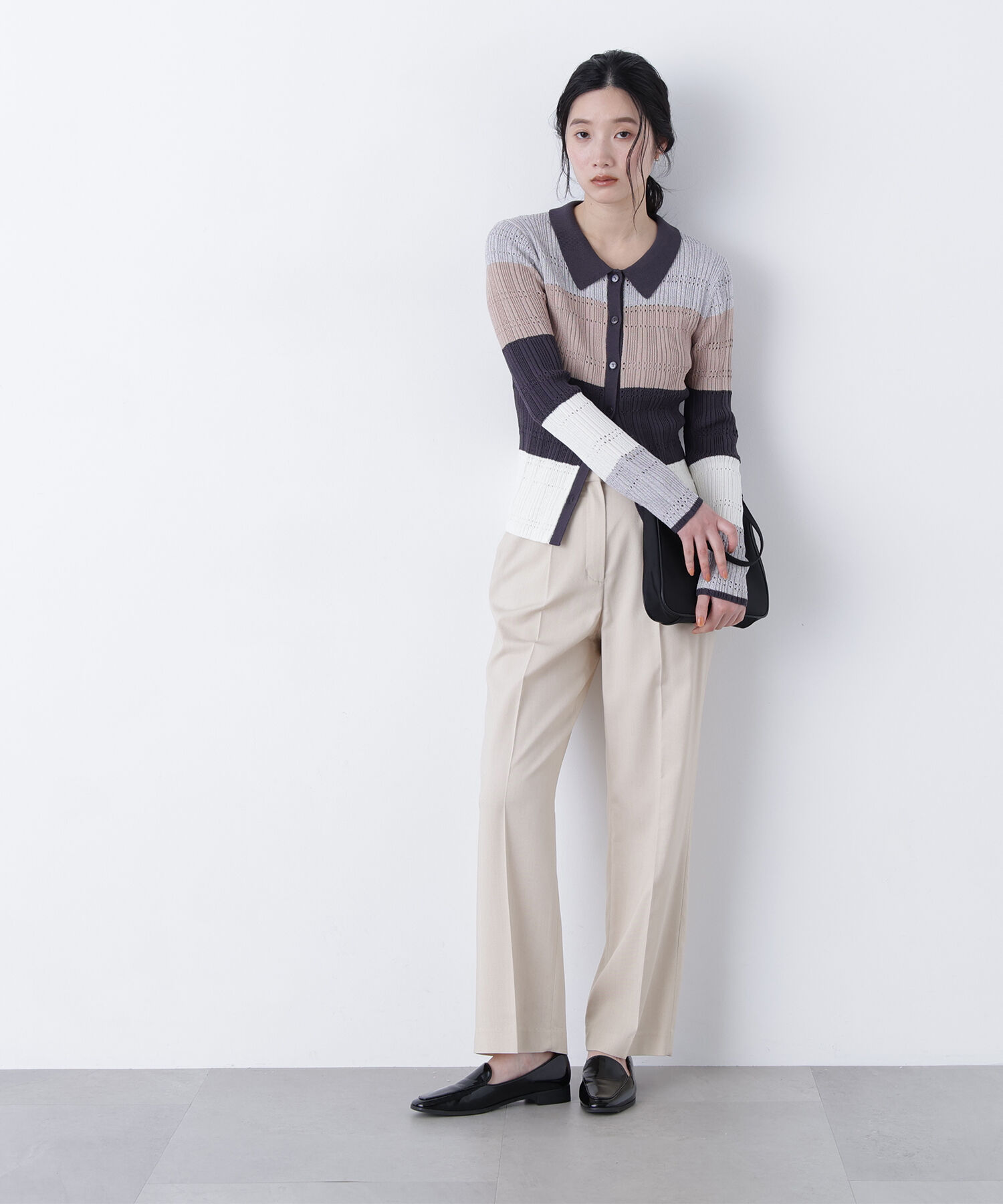  「〈N.〉ストレッチタックパンツ」|その他|