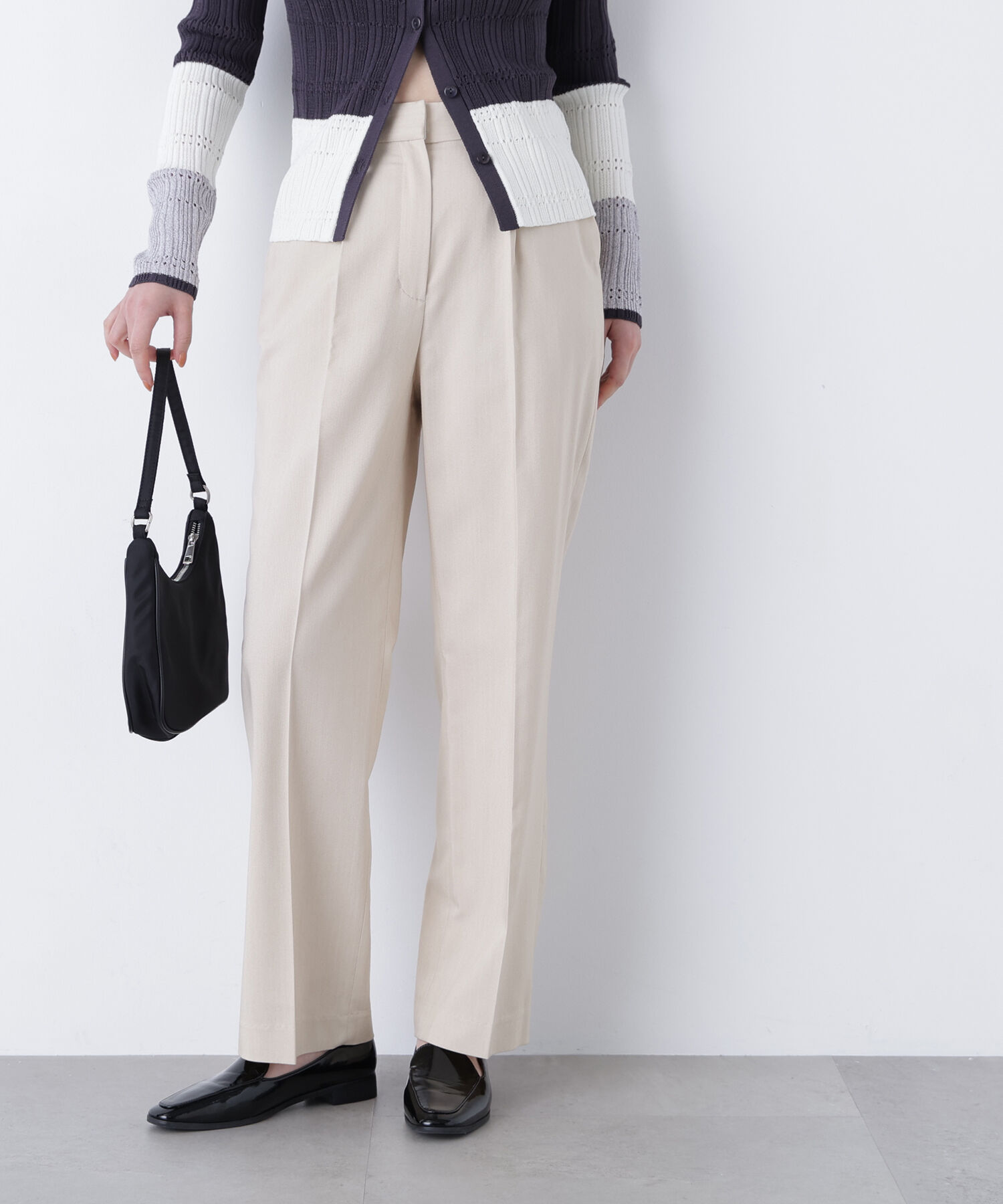  「〈N.〉ストレッチタックパンツ」|その他|