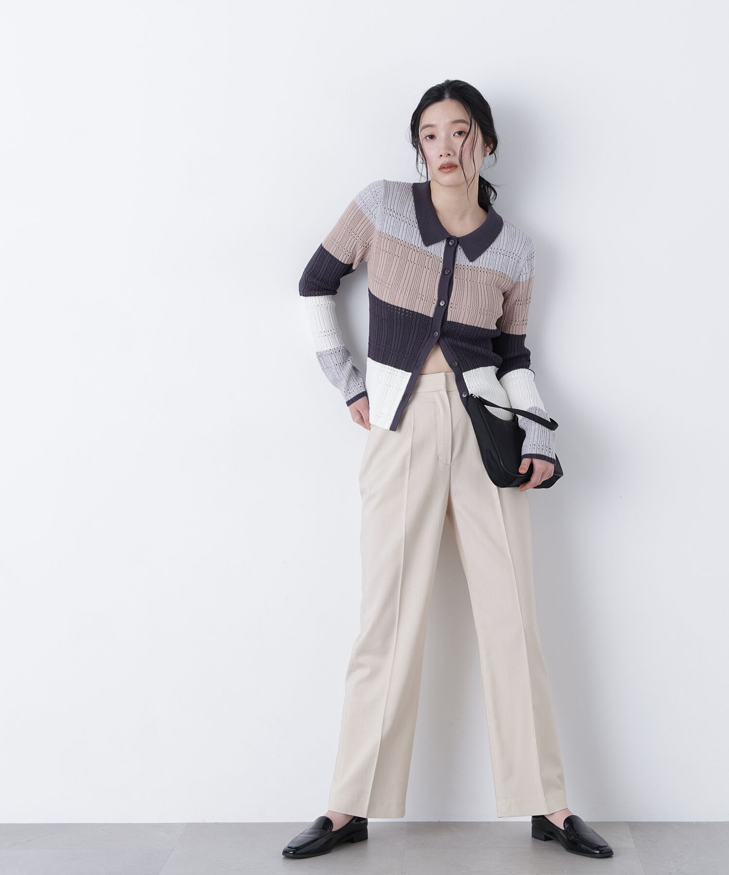  「〈N.〉ストレッチタックパンツ」|その他|