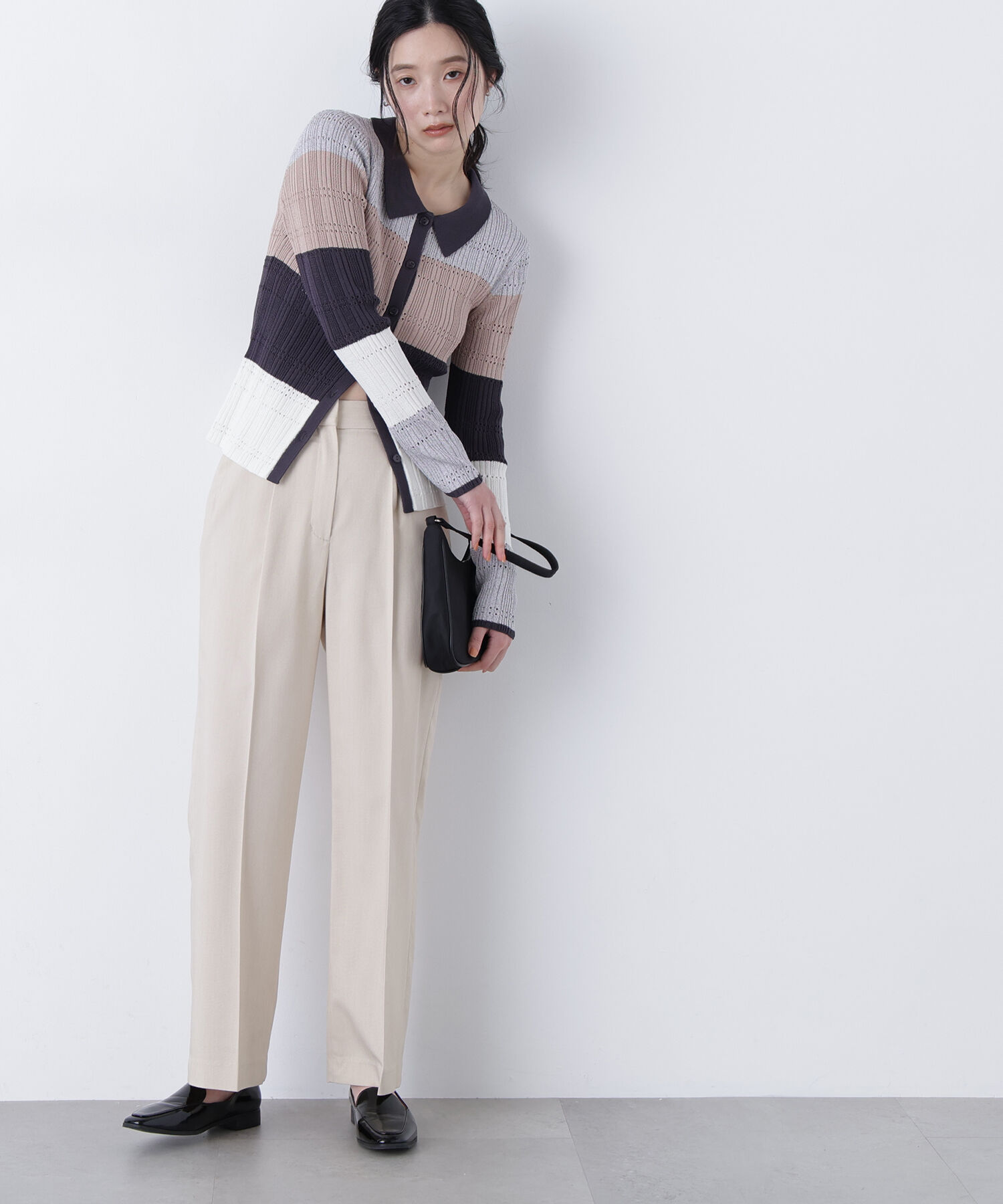  「〈N.〉ストレッチタックパンツ」|その他|