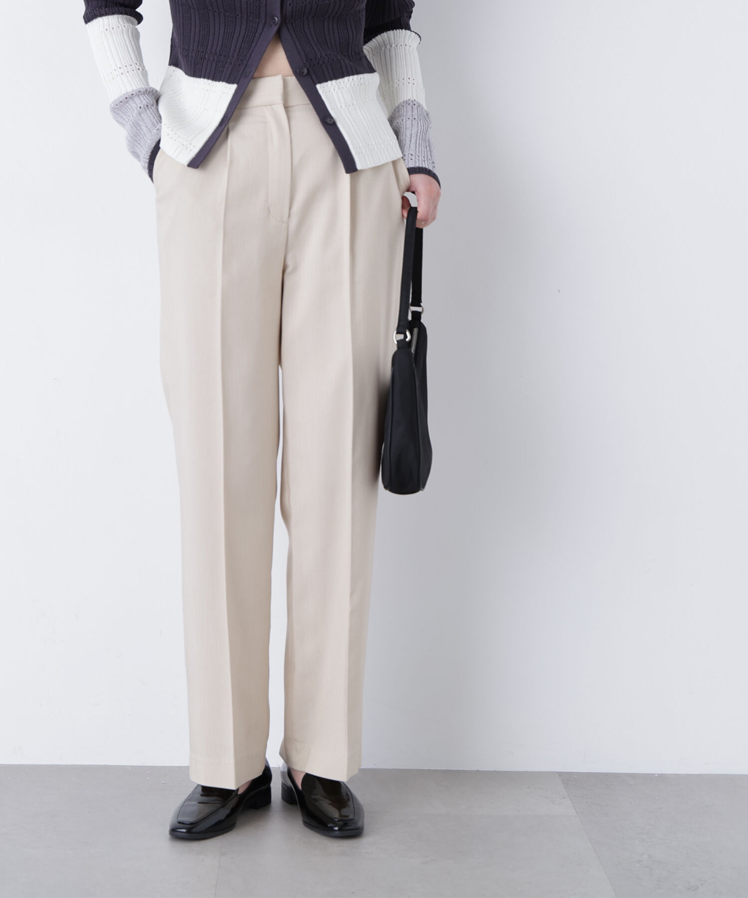  「〈N.〉ストレッチタックパンツ」|その他|