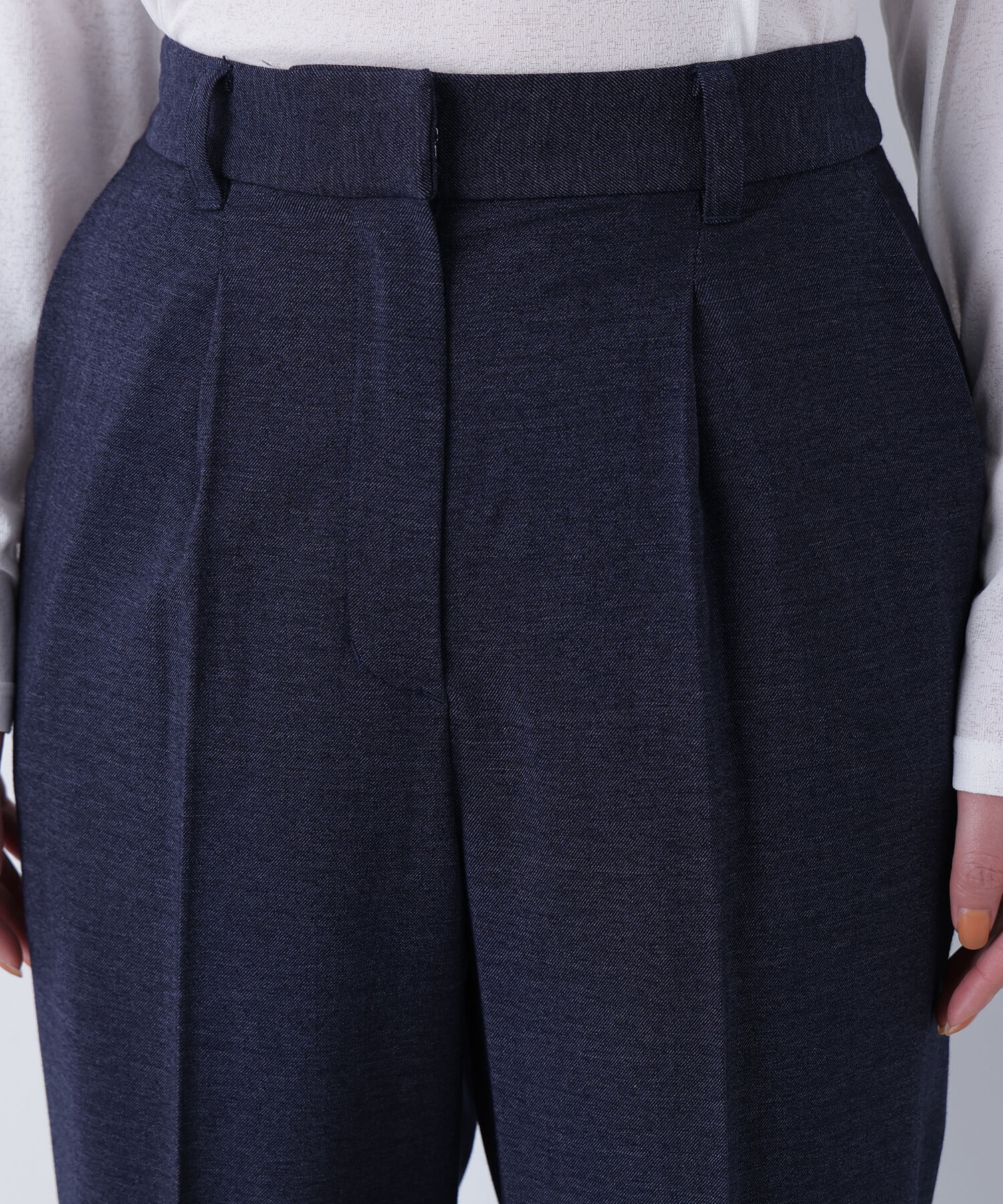  「〈N.〉ストレッチタックパンツ」|その他|