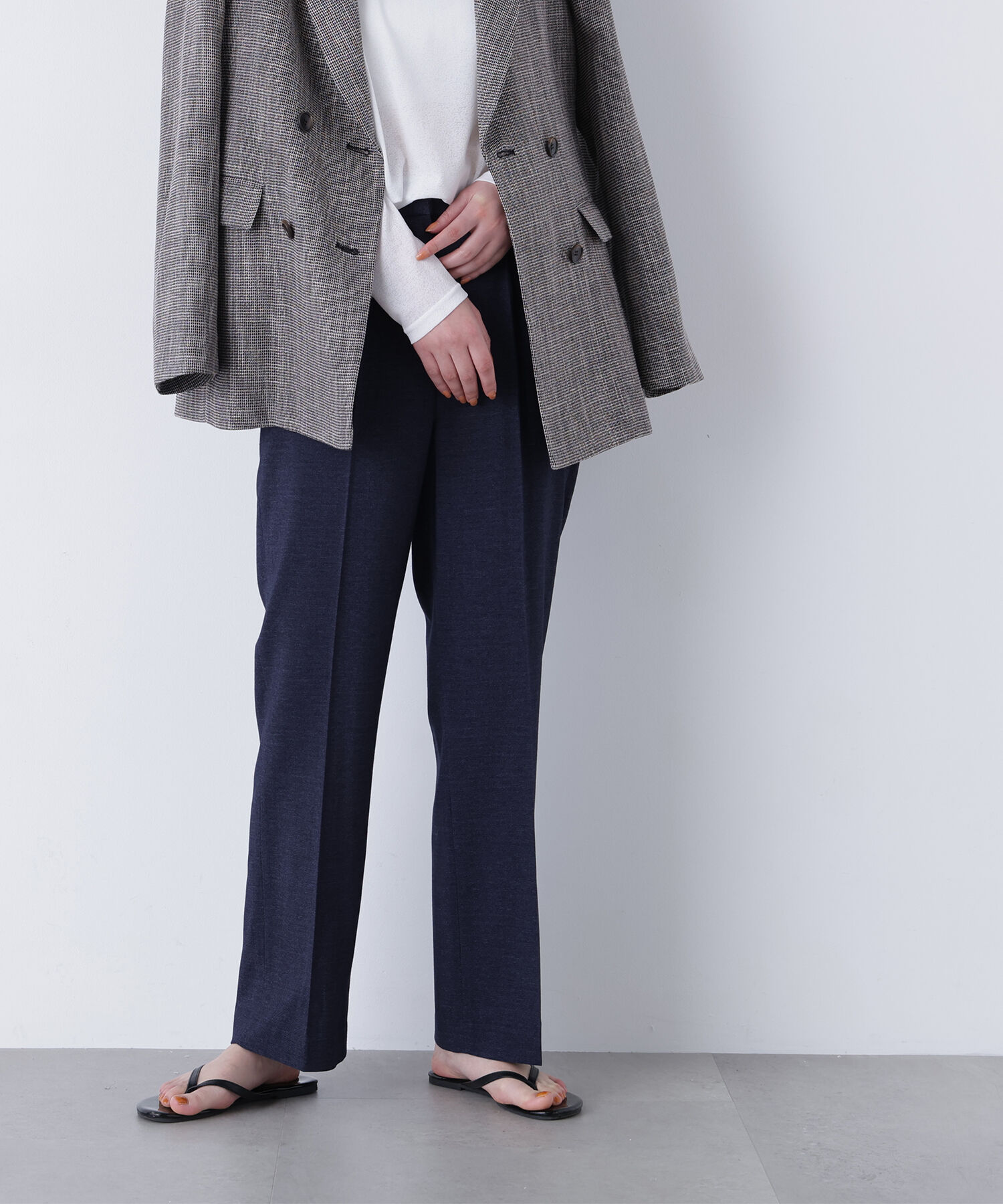  「〈N.〉ストレッチタックパンツ」|その他|