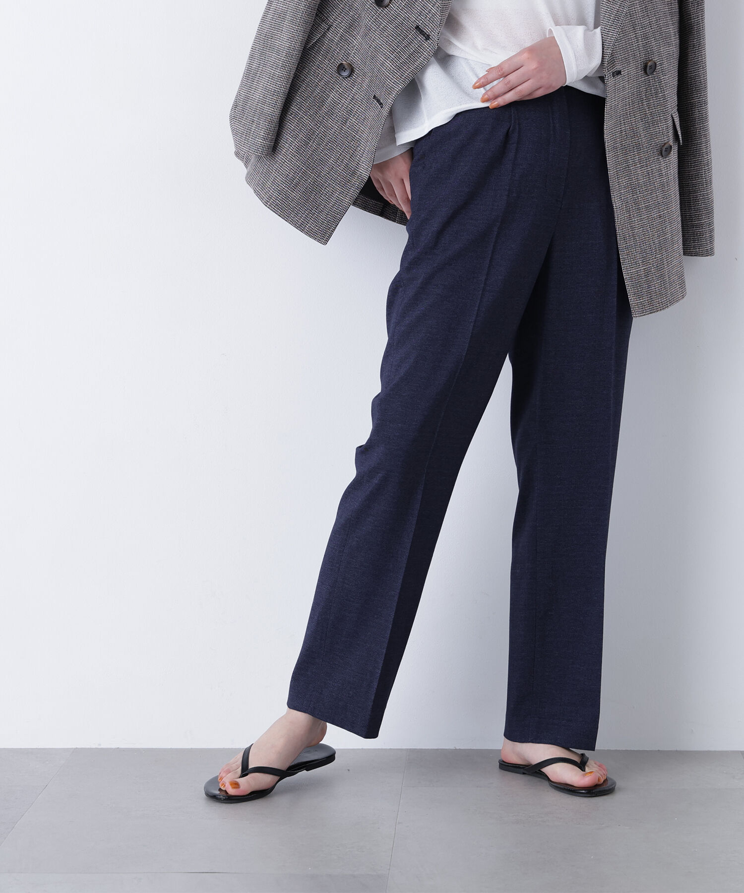  「〈N.〉ストレッチタックパンツ」|その他|