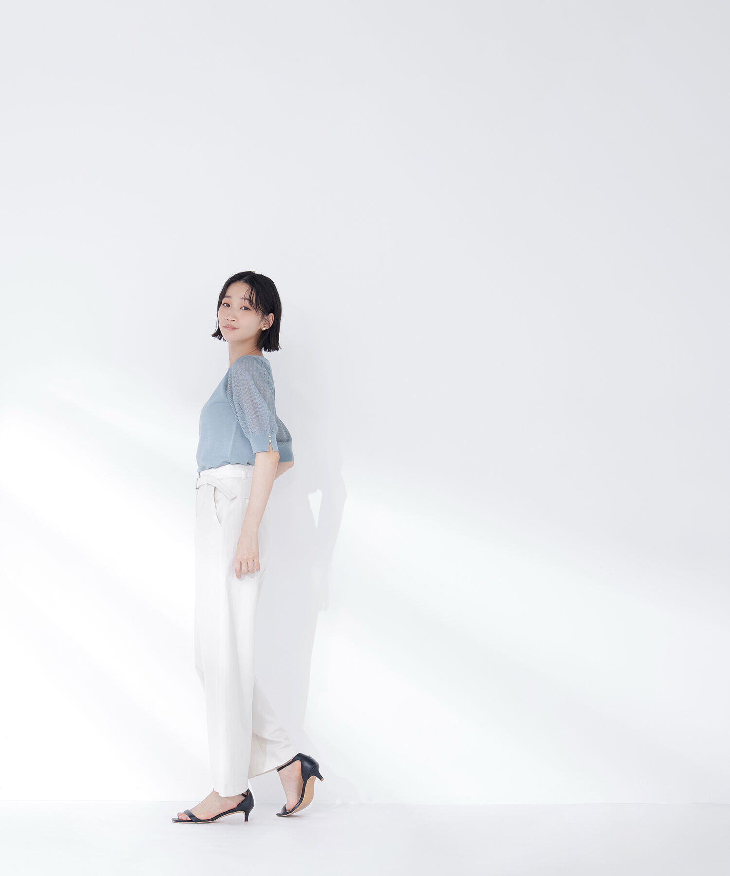  「＜骨格ナチュラル＞リネンブレンドパンツ」|その他|