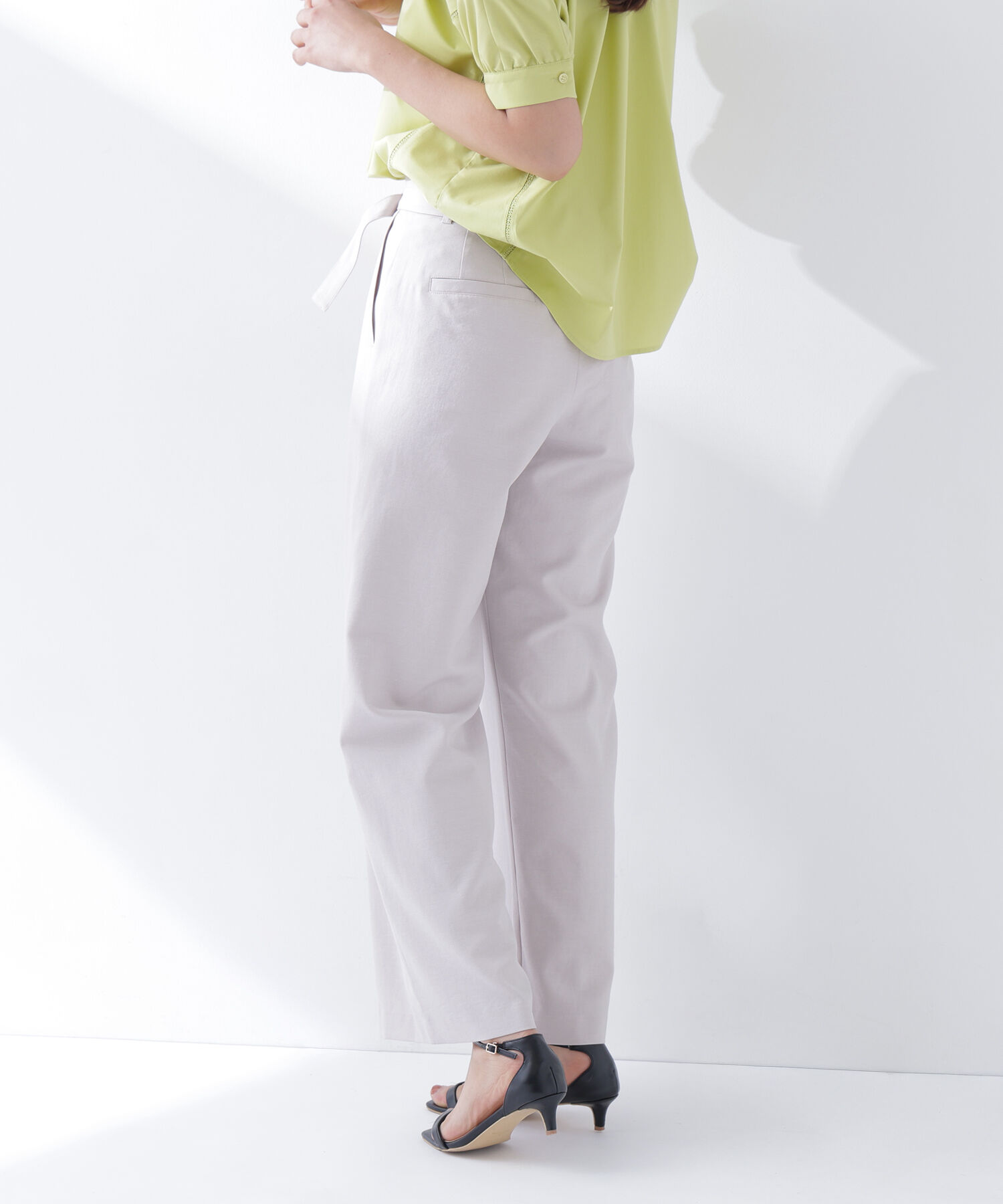  「＜骨格ナチュラル＞リネンブレンドパンツ」|その他|