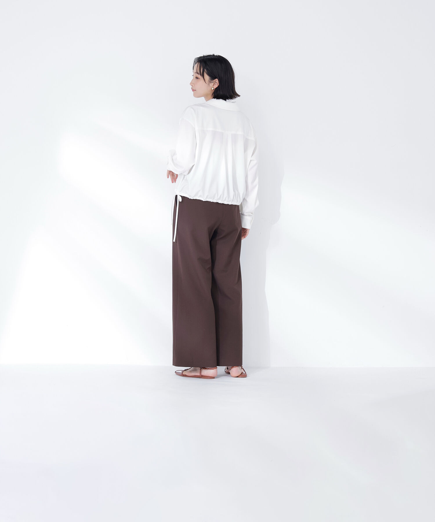  「＜骨格ナチュラル＞リネンブレンドパンツ」|その他|