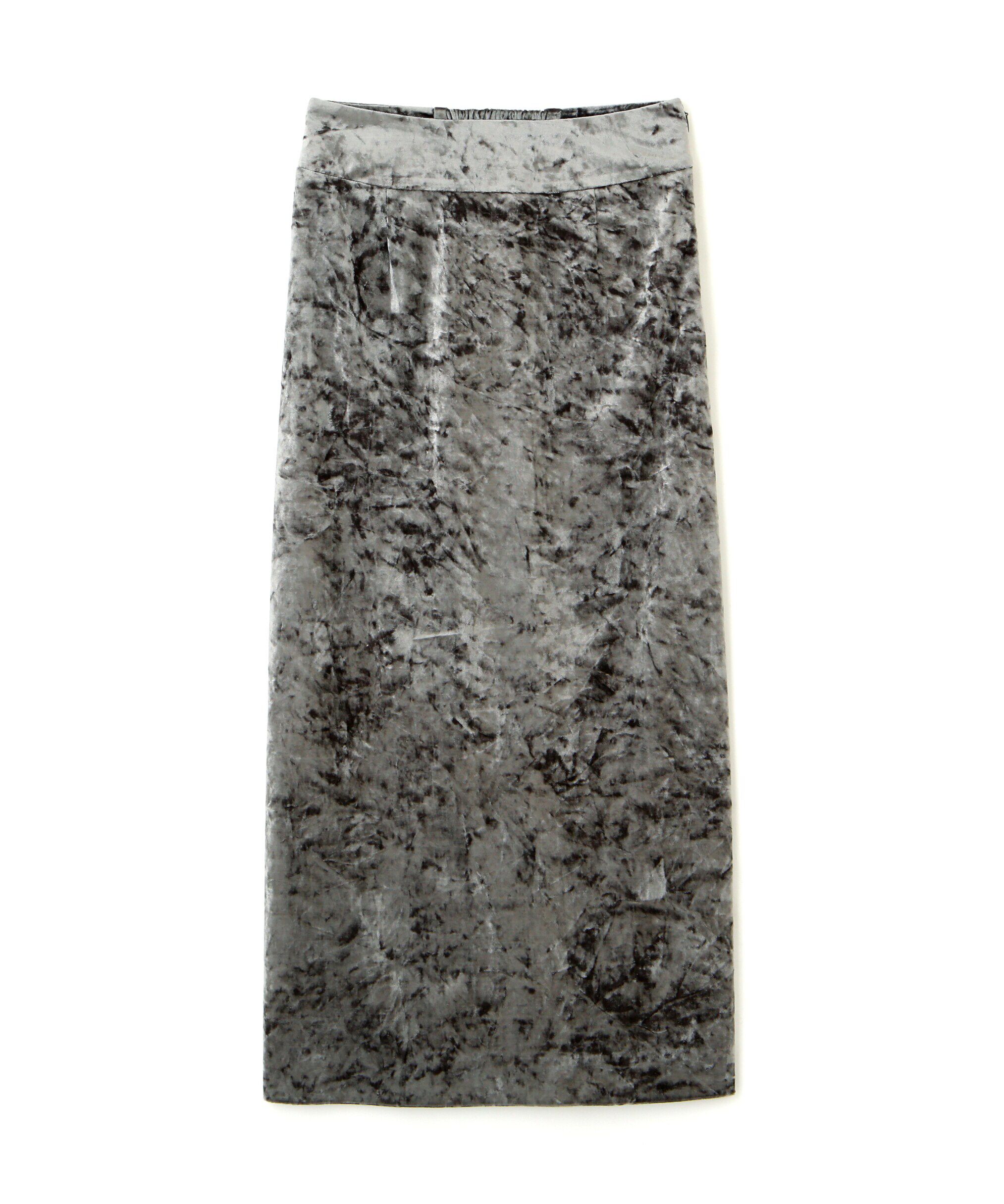  「クラッシュベロアナロースカート」|スカート|