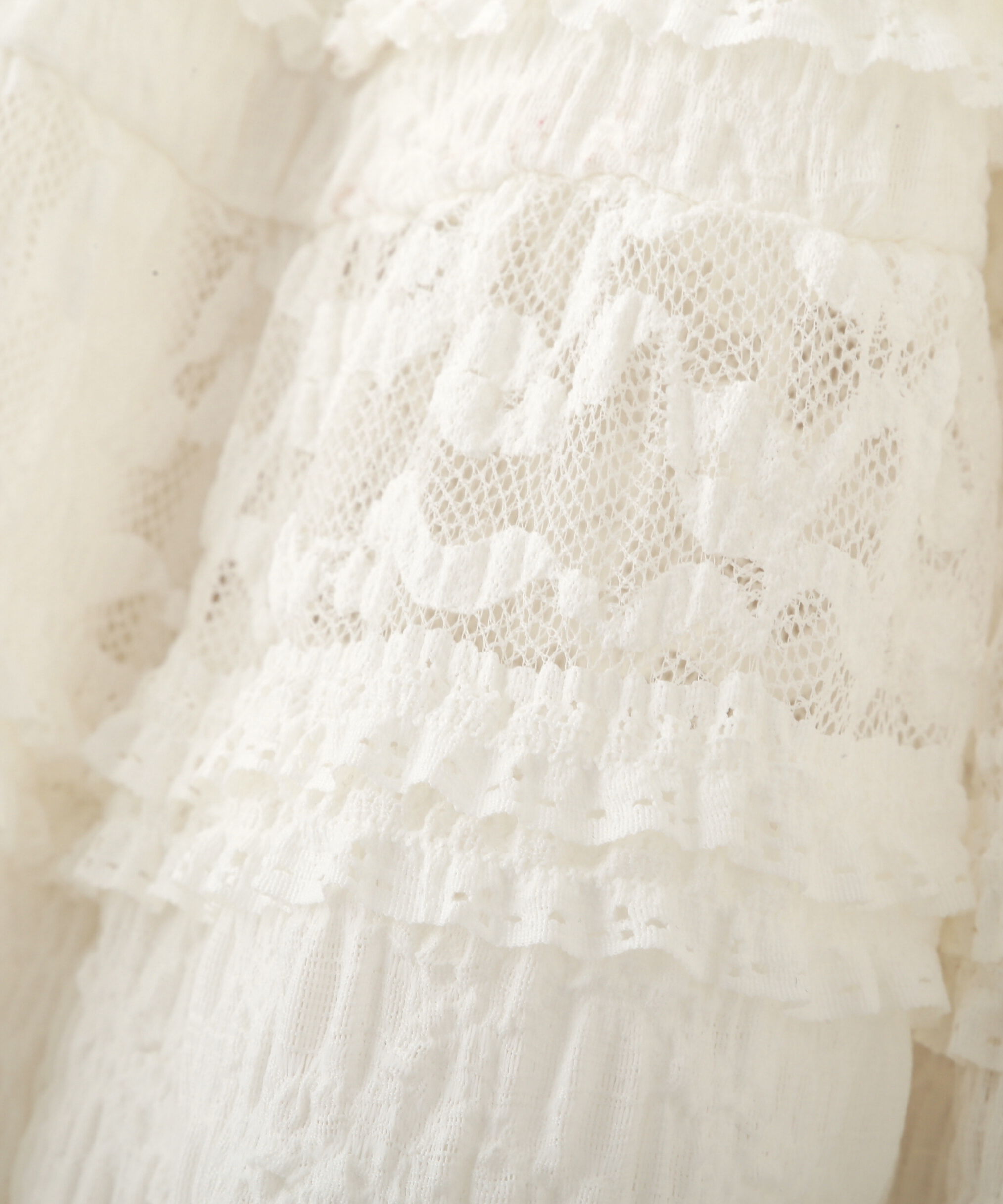  「ティアードレーススカート」|スカート|