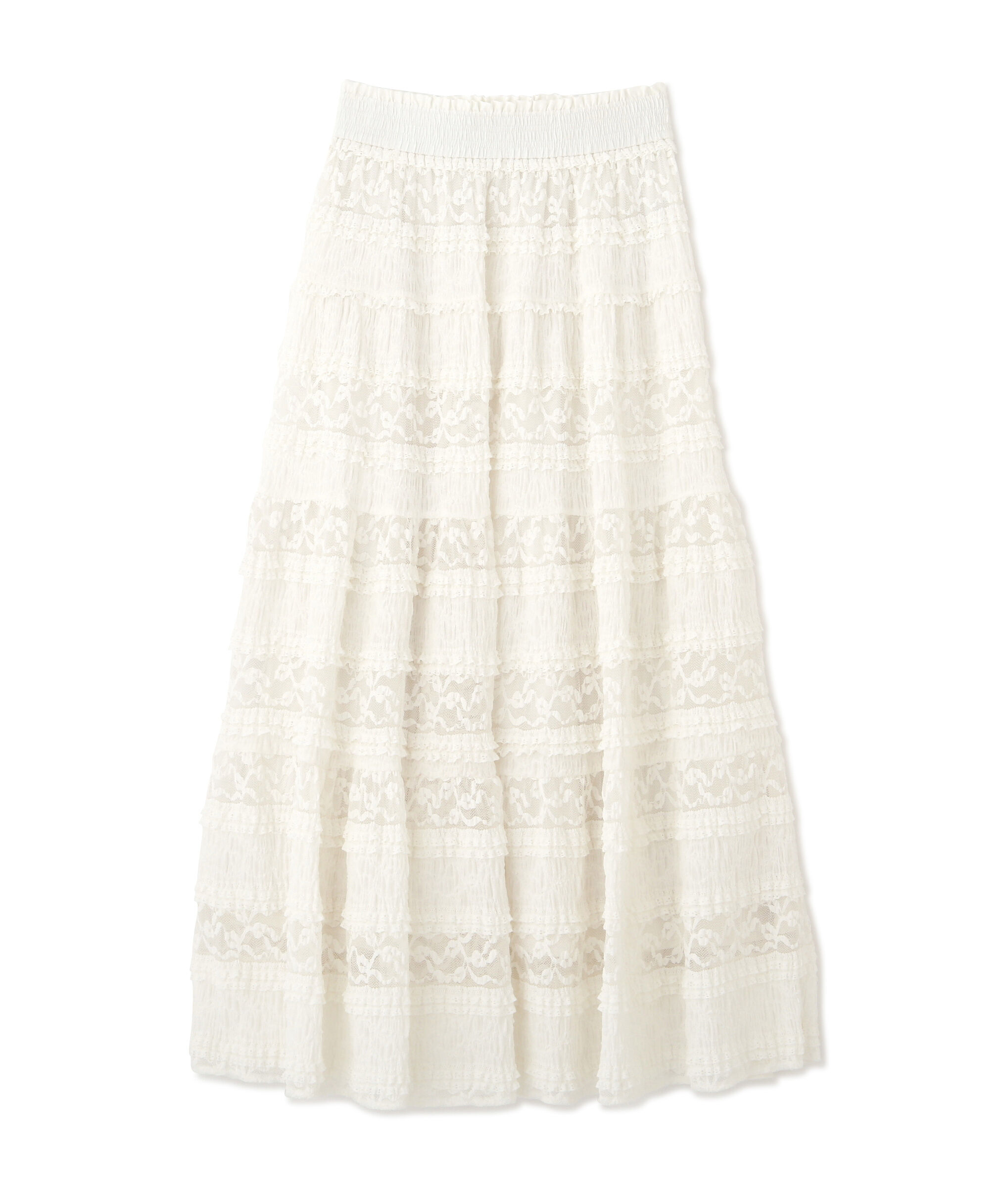 「ティアードレーススカート」|スカート|