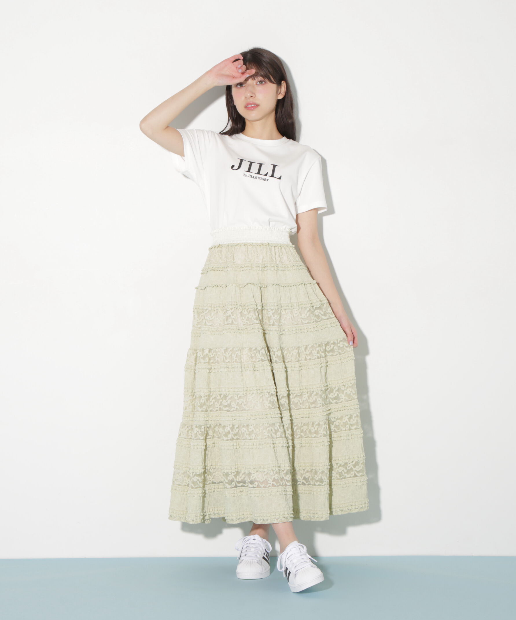  「ティアードレーススカート」|スカート|